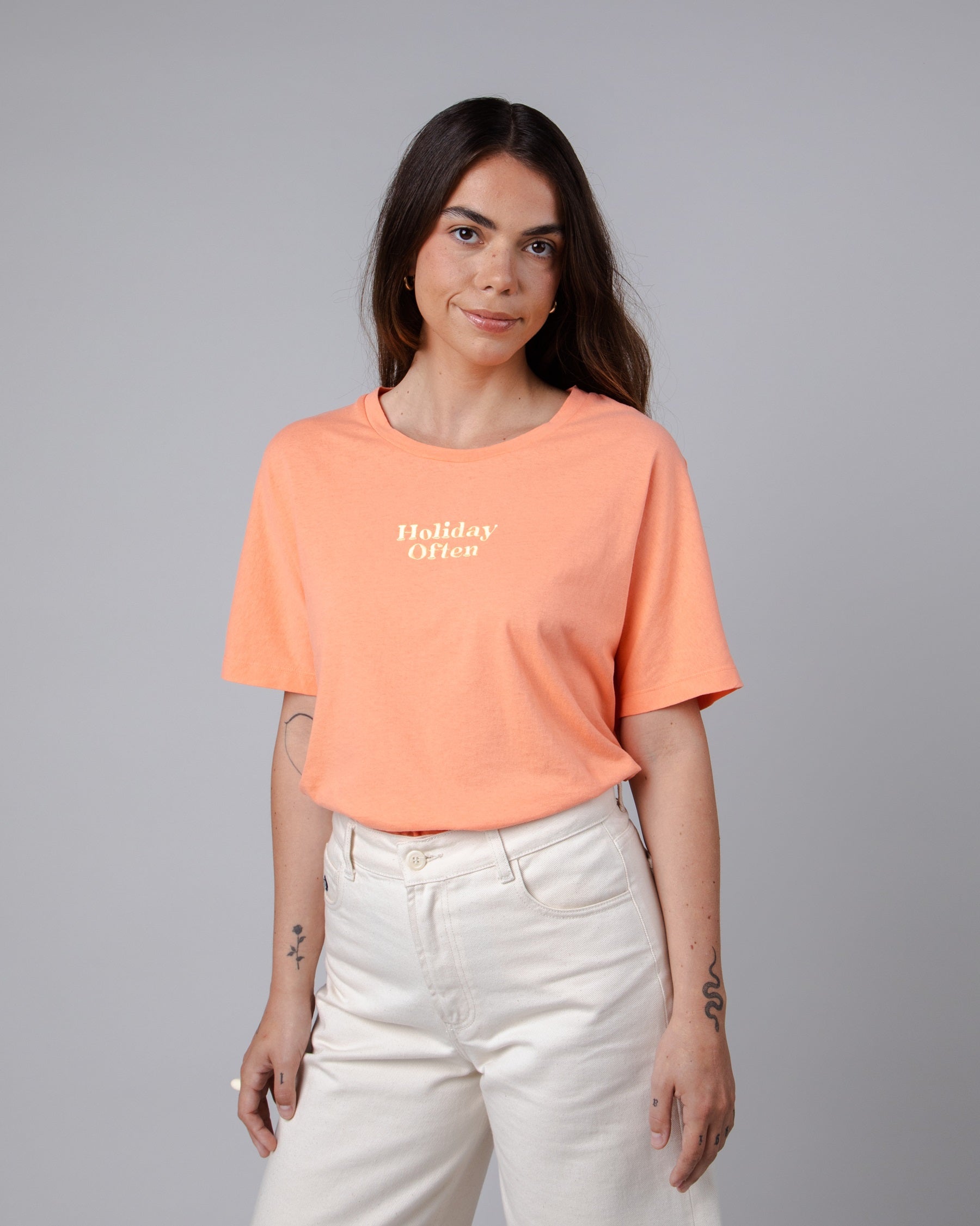 T-Shirt Femme oversize Holiday Orange