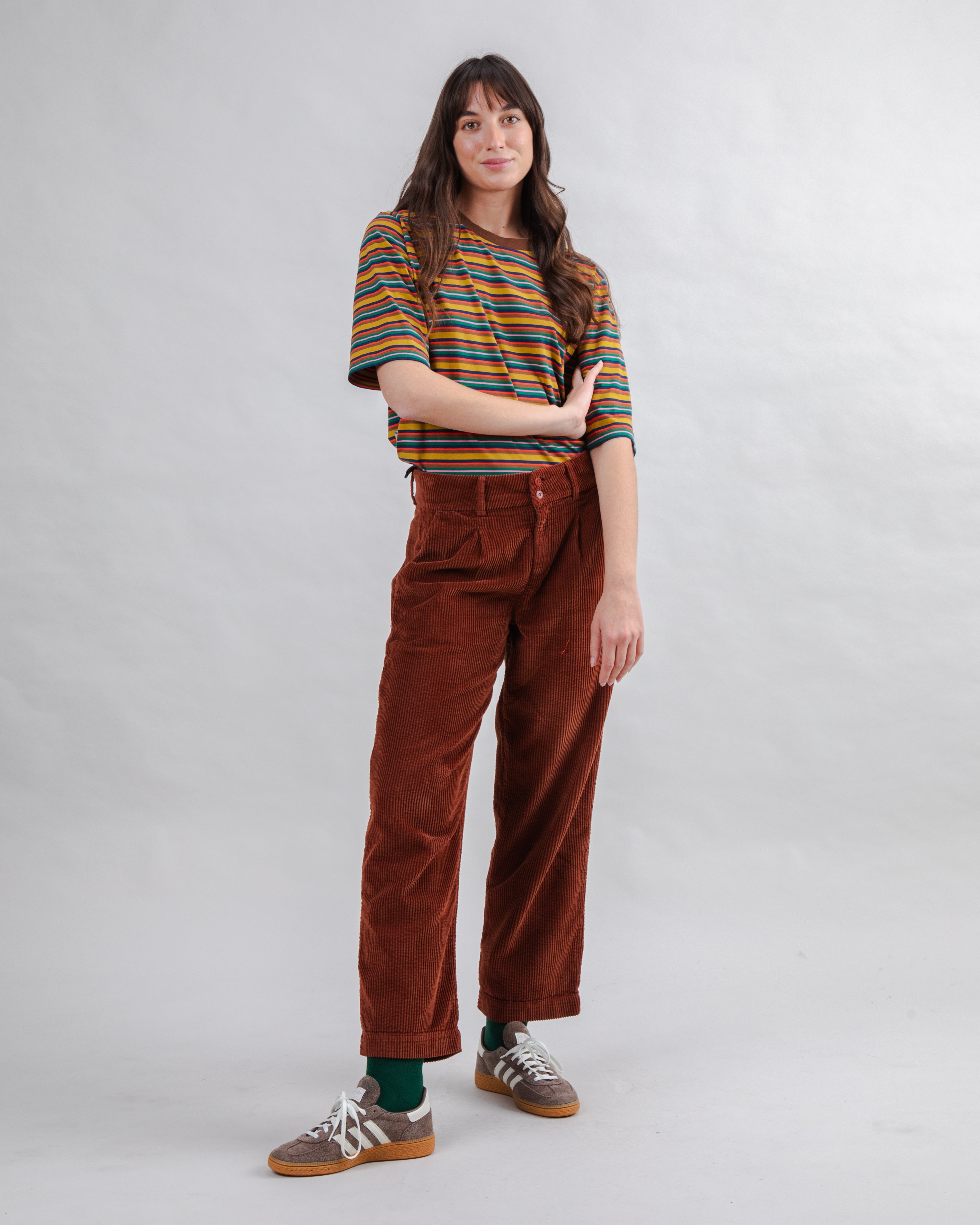 Kupfer Cordhose