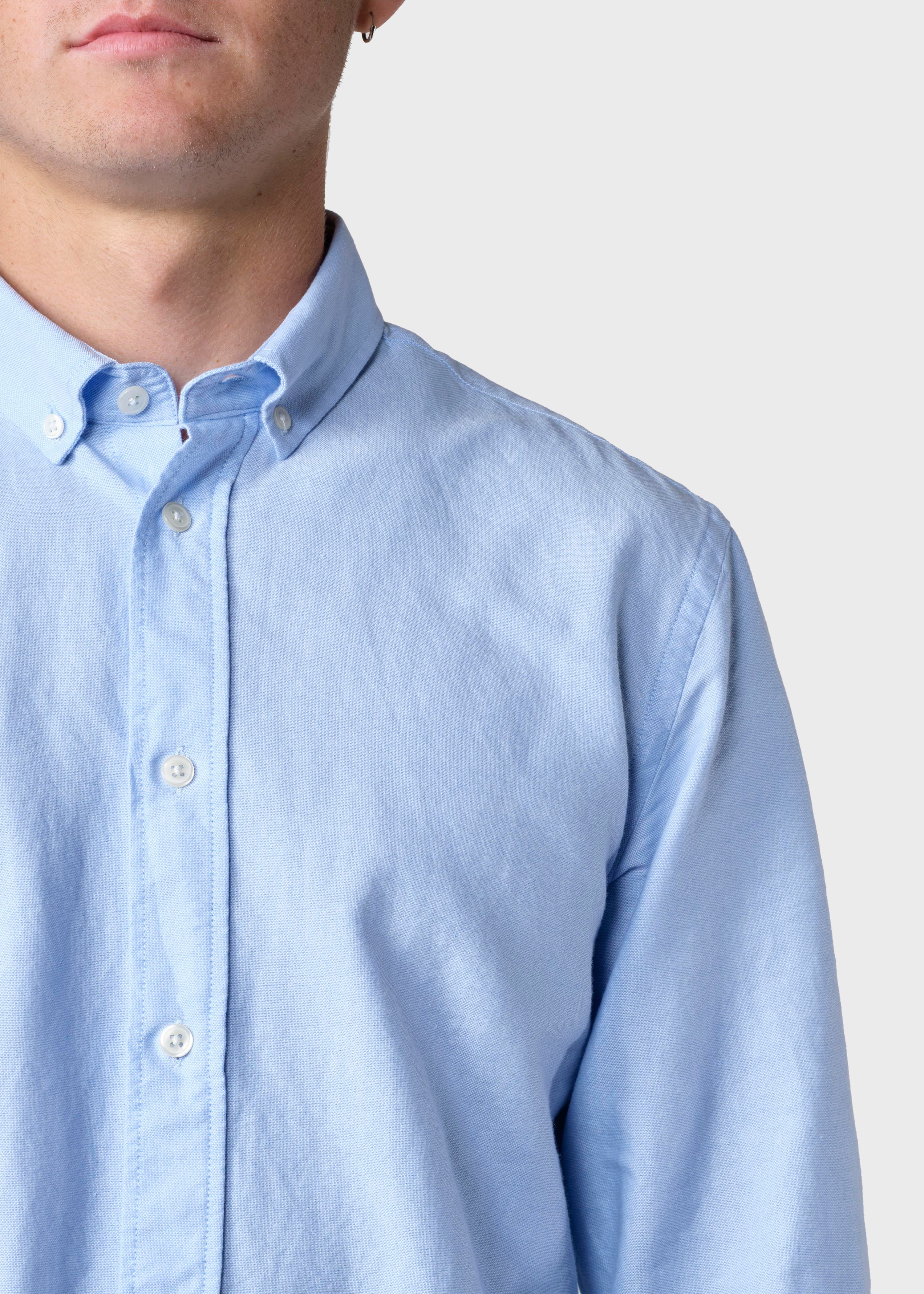 Organic cotton Shirt Oxford Light Blue