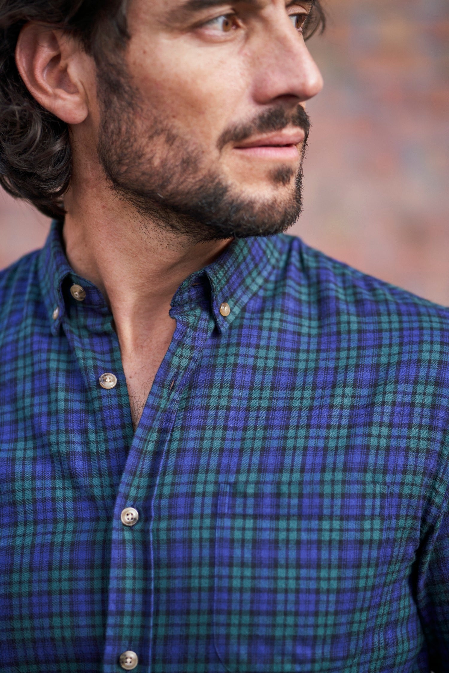 Emile flannel checked shirt