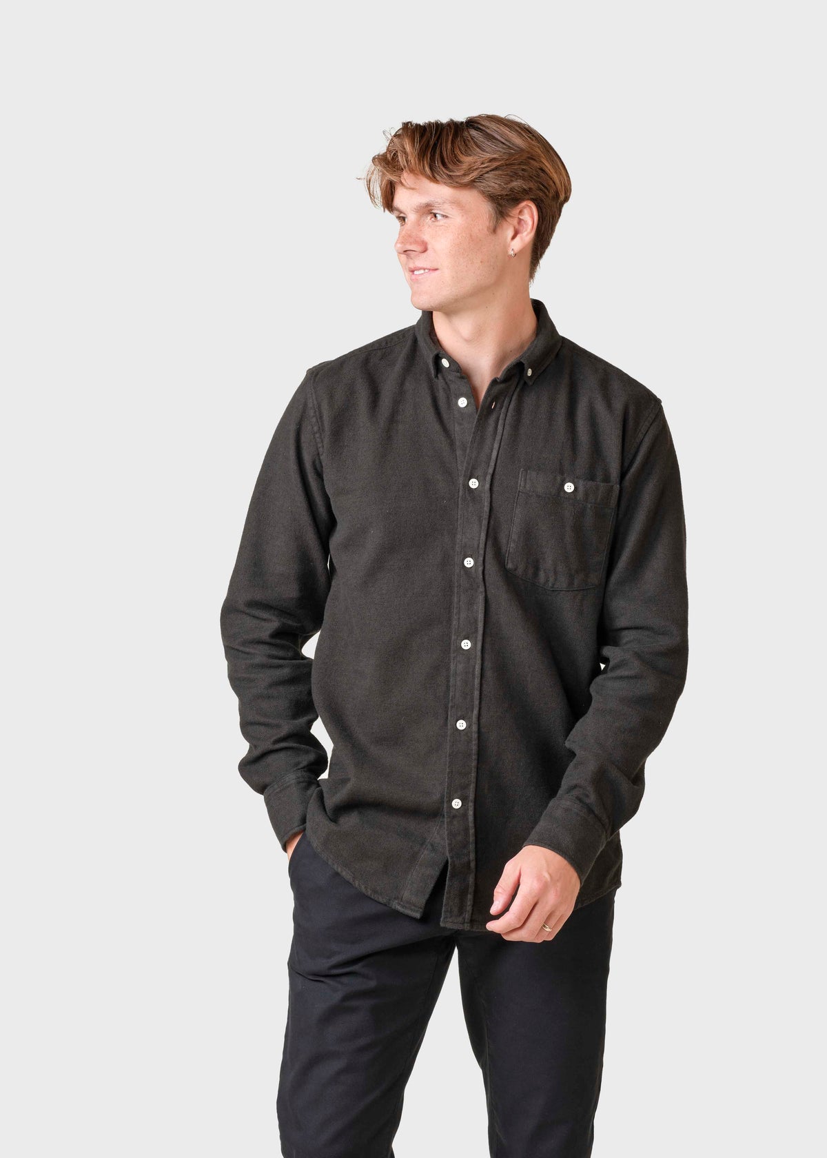 Chemise Benjamin Olive Overdye