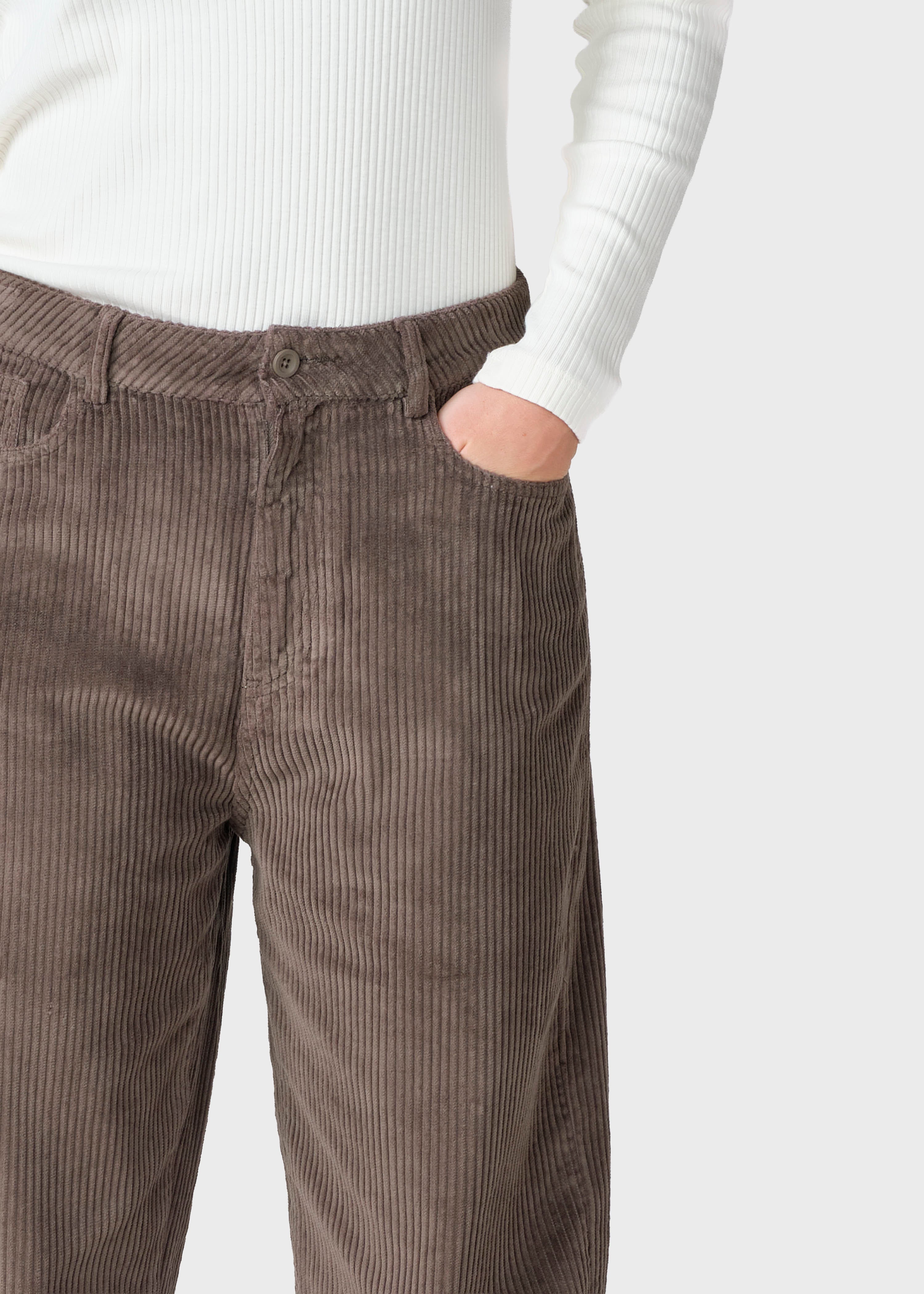 Cordhose Gwen Taupe