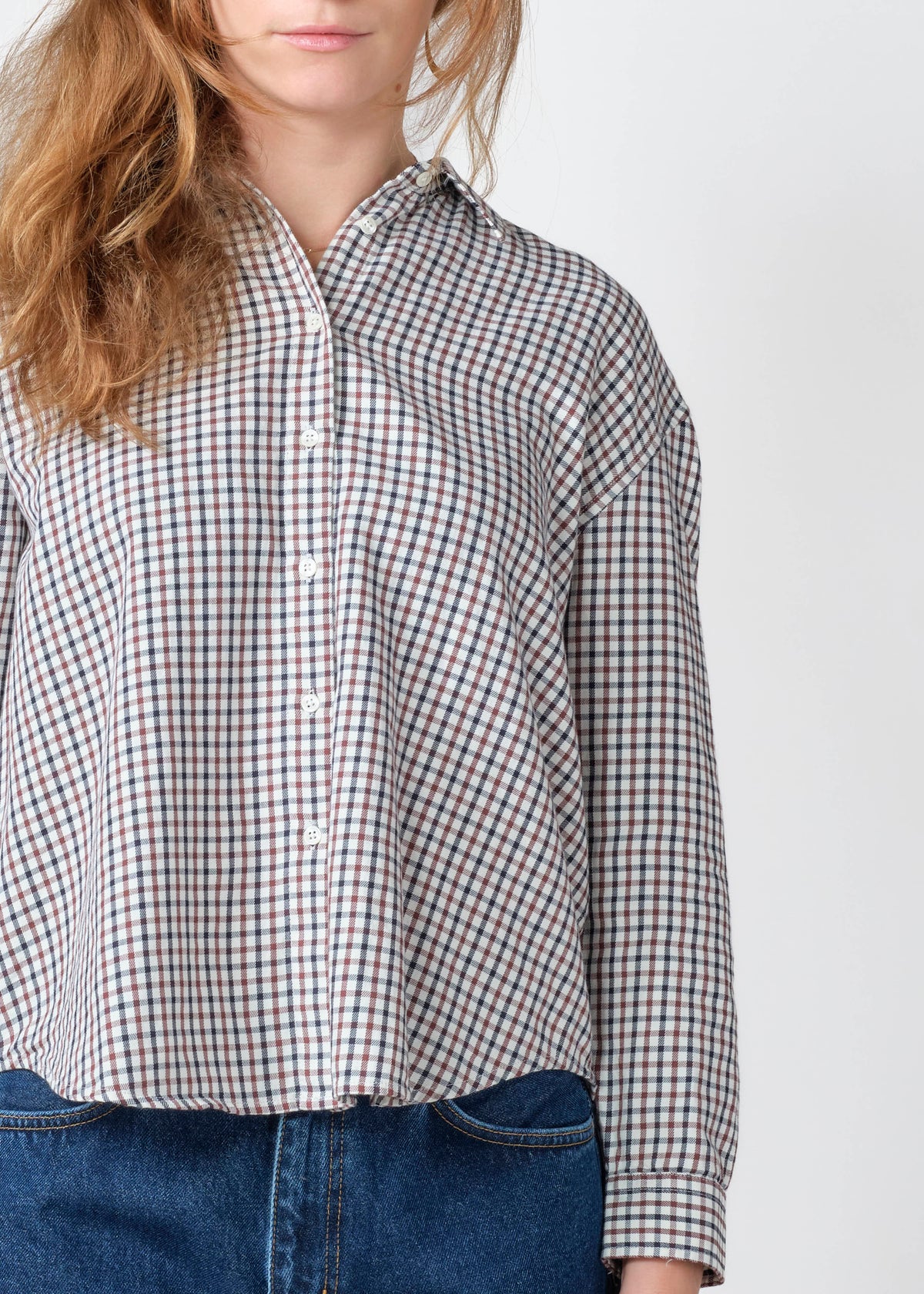 Ofelia checked blouse