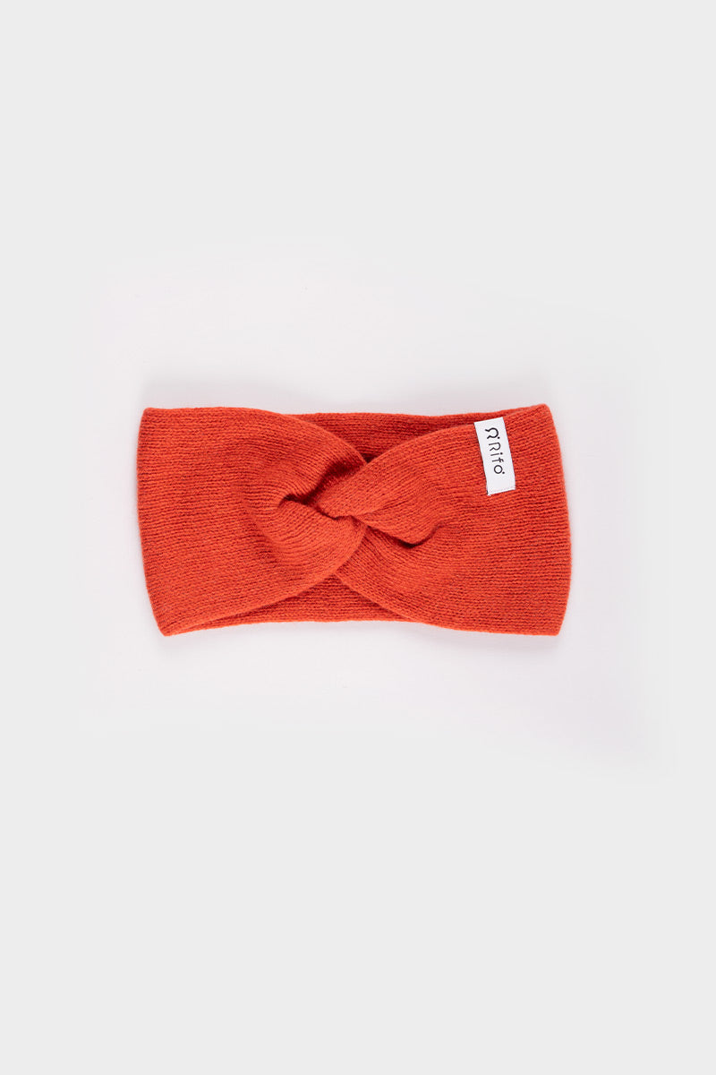 Women cashmere headband Nadia Orange