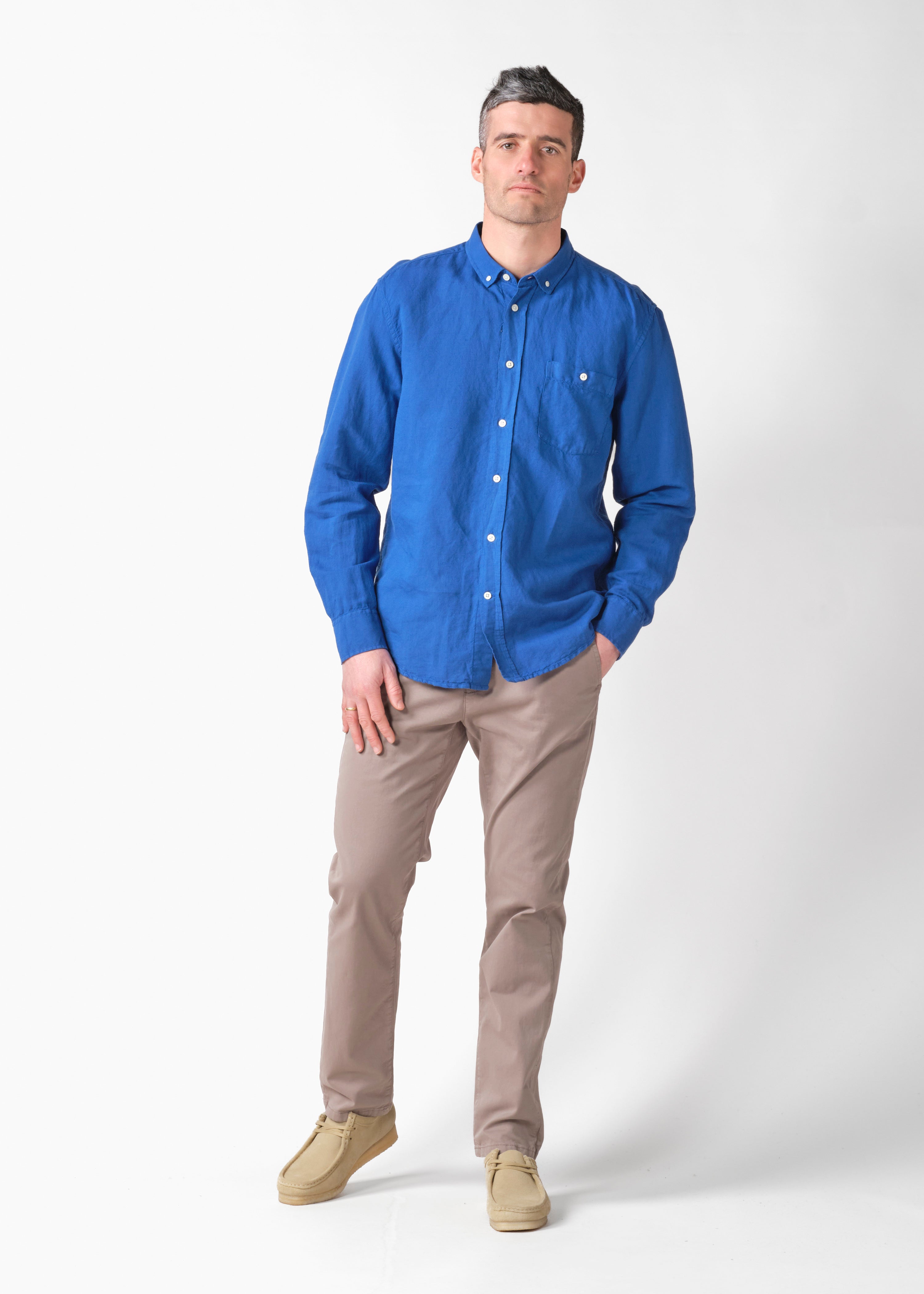 Chino en coton bio Allan Greige