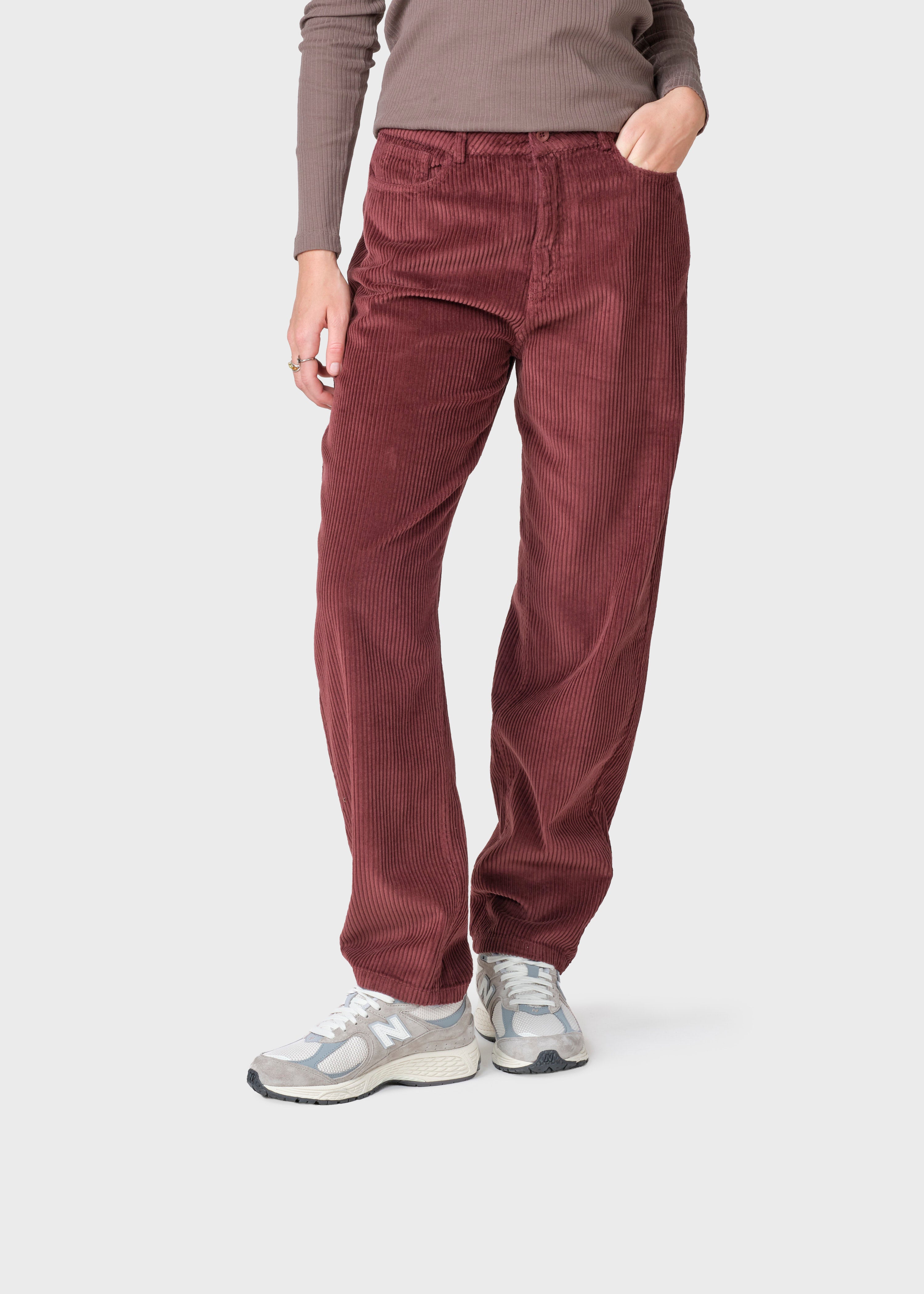 Cordhose Gwen Bordeaux