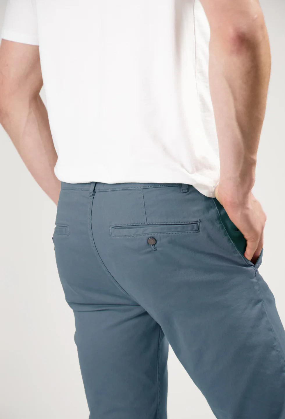 Chino Scott Mid Tapered - Slate Blue