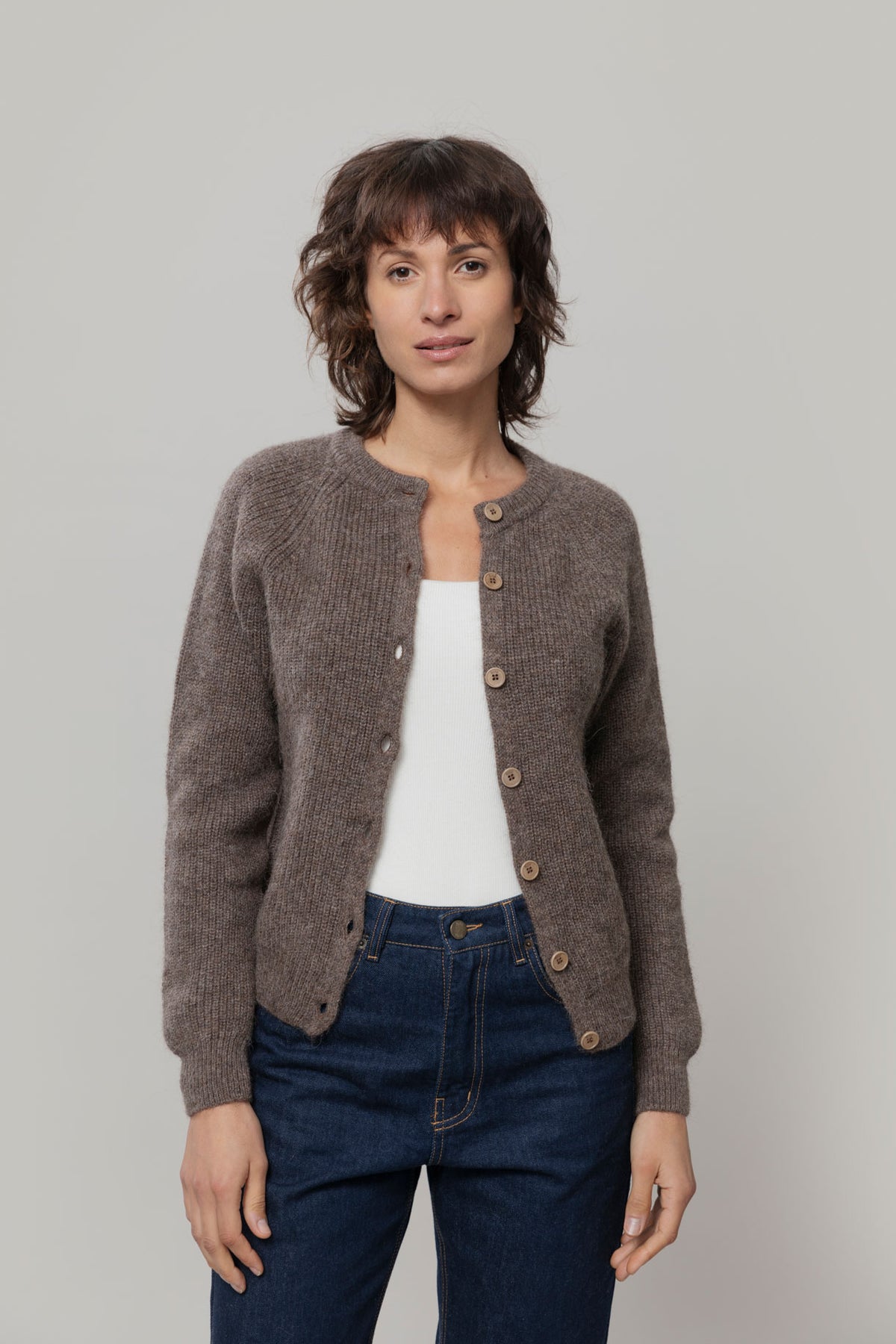 Cardigan Vittoria Marron