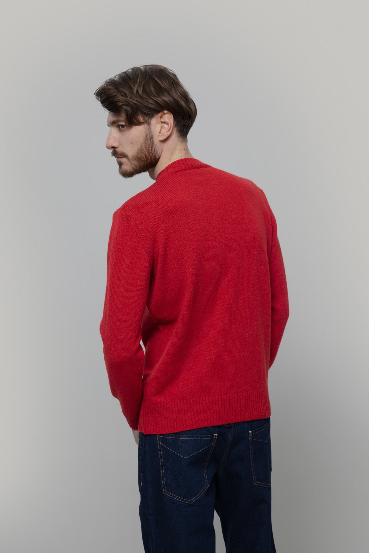 Wollpullover Ferruccio Rot