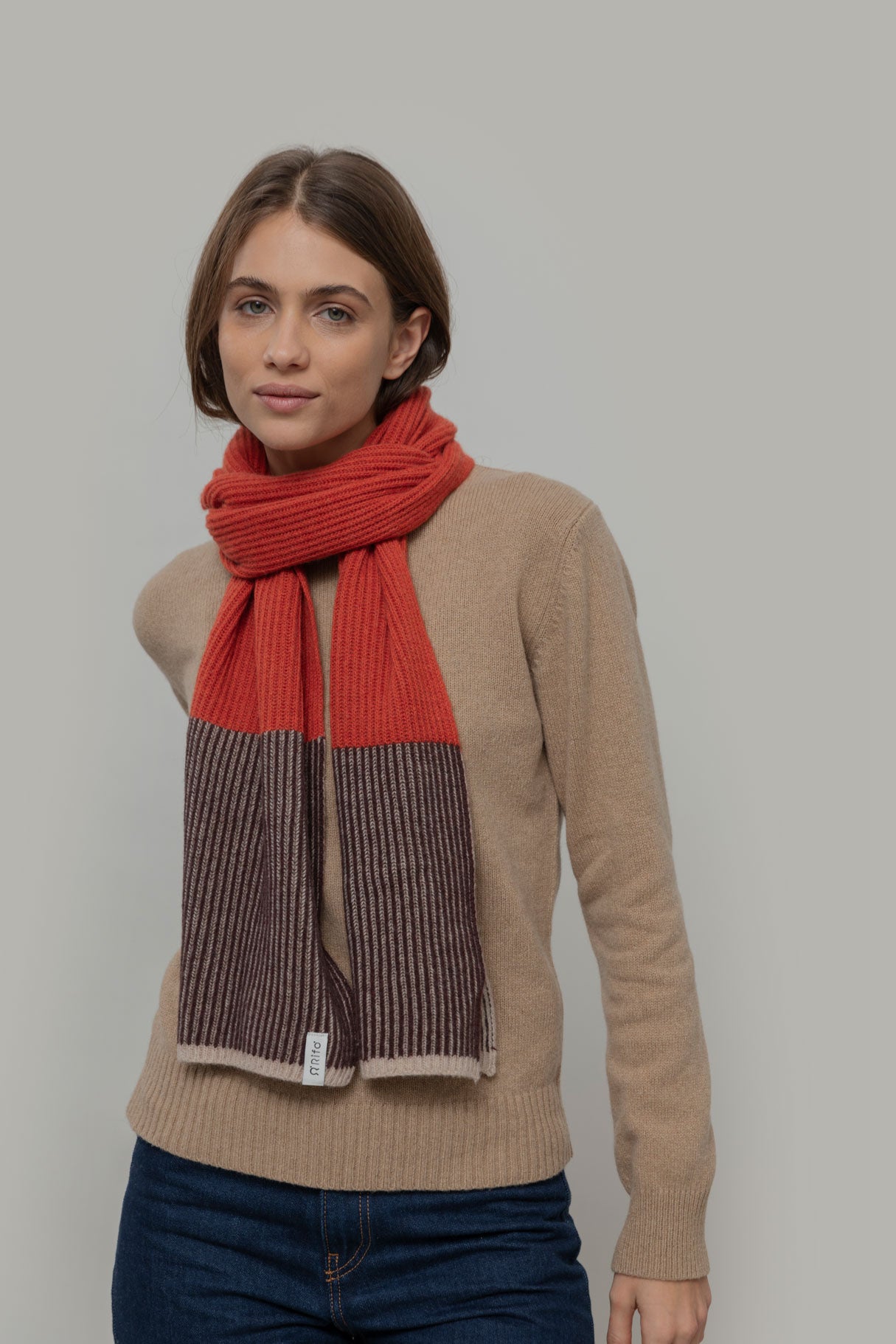 Kaschmirschal Teresa Orange