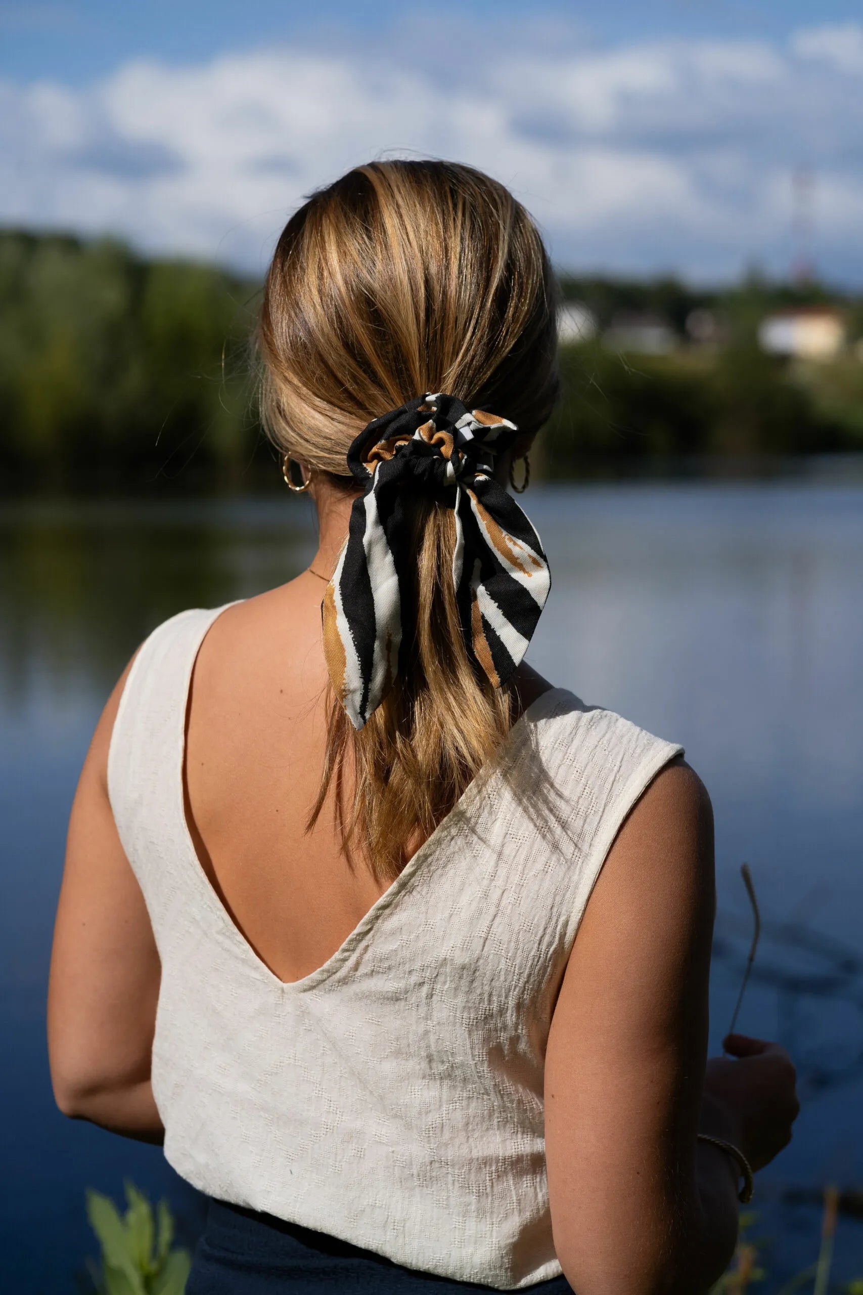 Top réversible Nusa Blanc