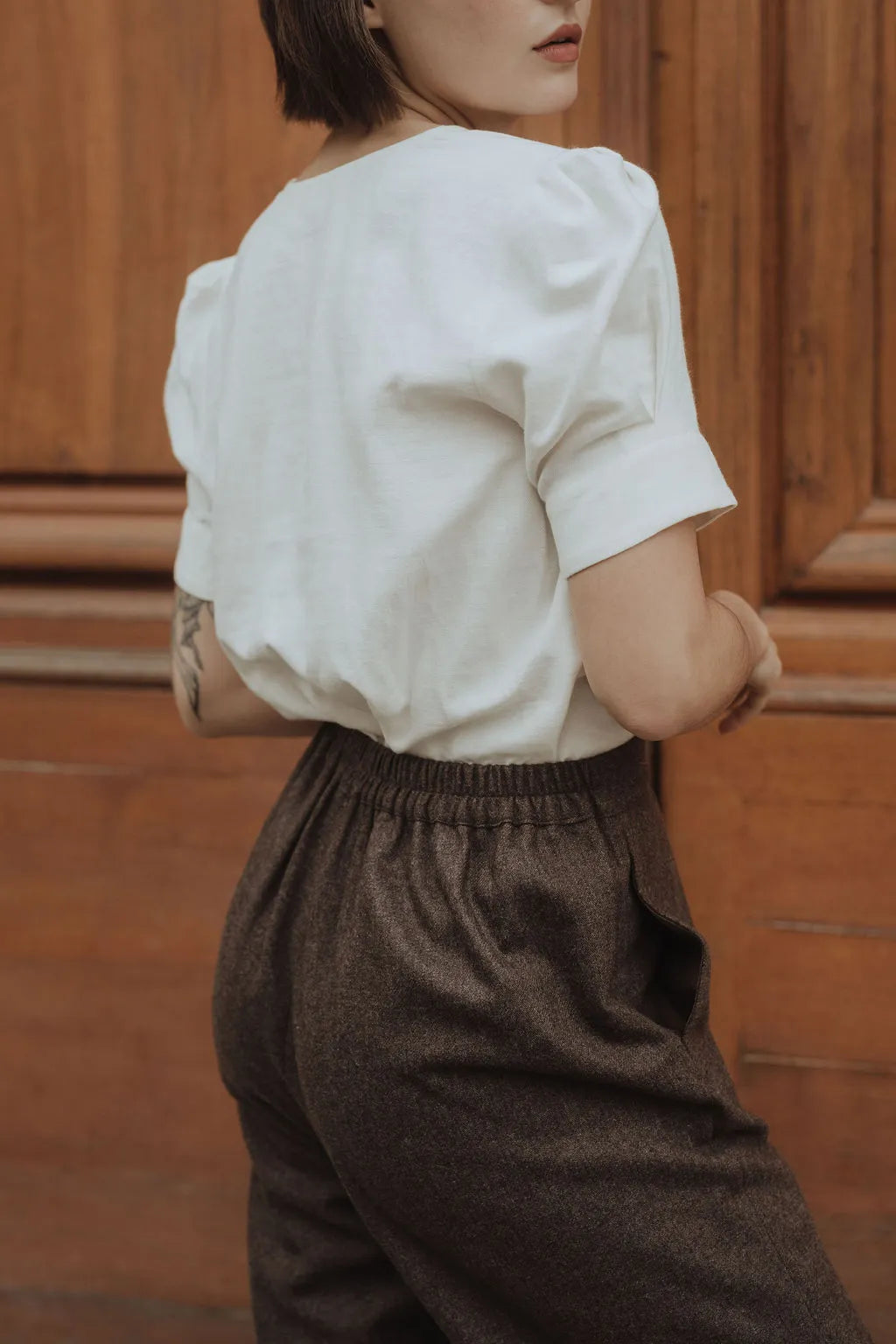 Pantalon Positano Marron