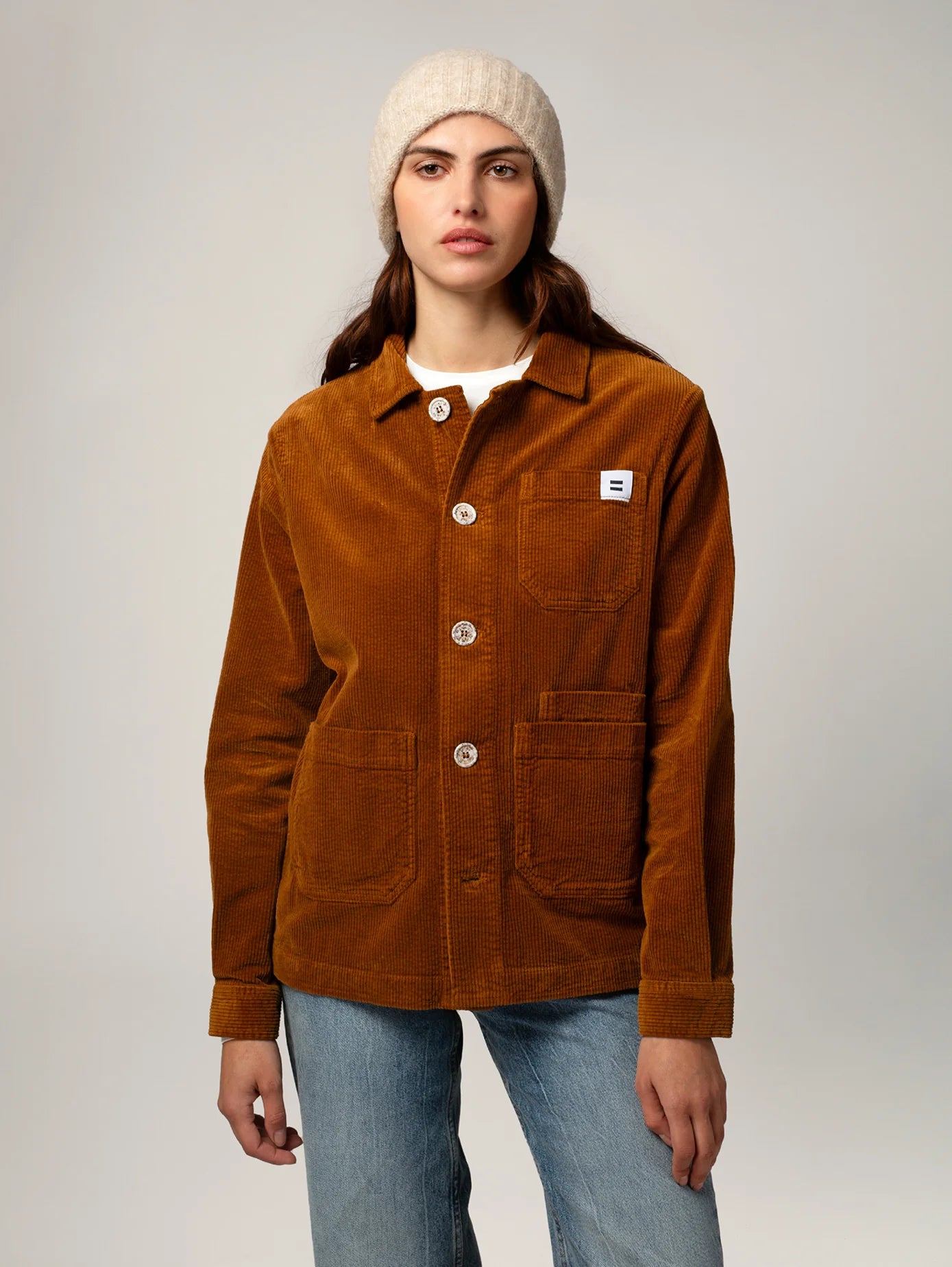 Cord-Jacke Camel