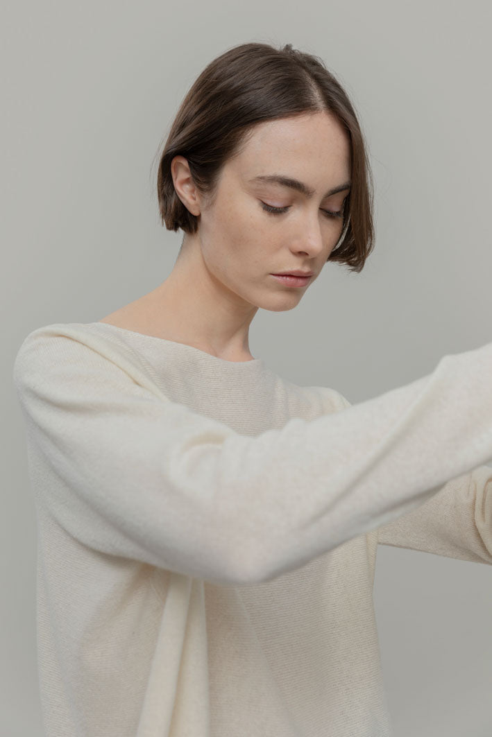Silk Sweater Daya Ecru