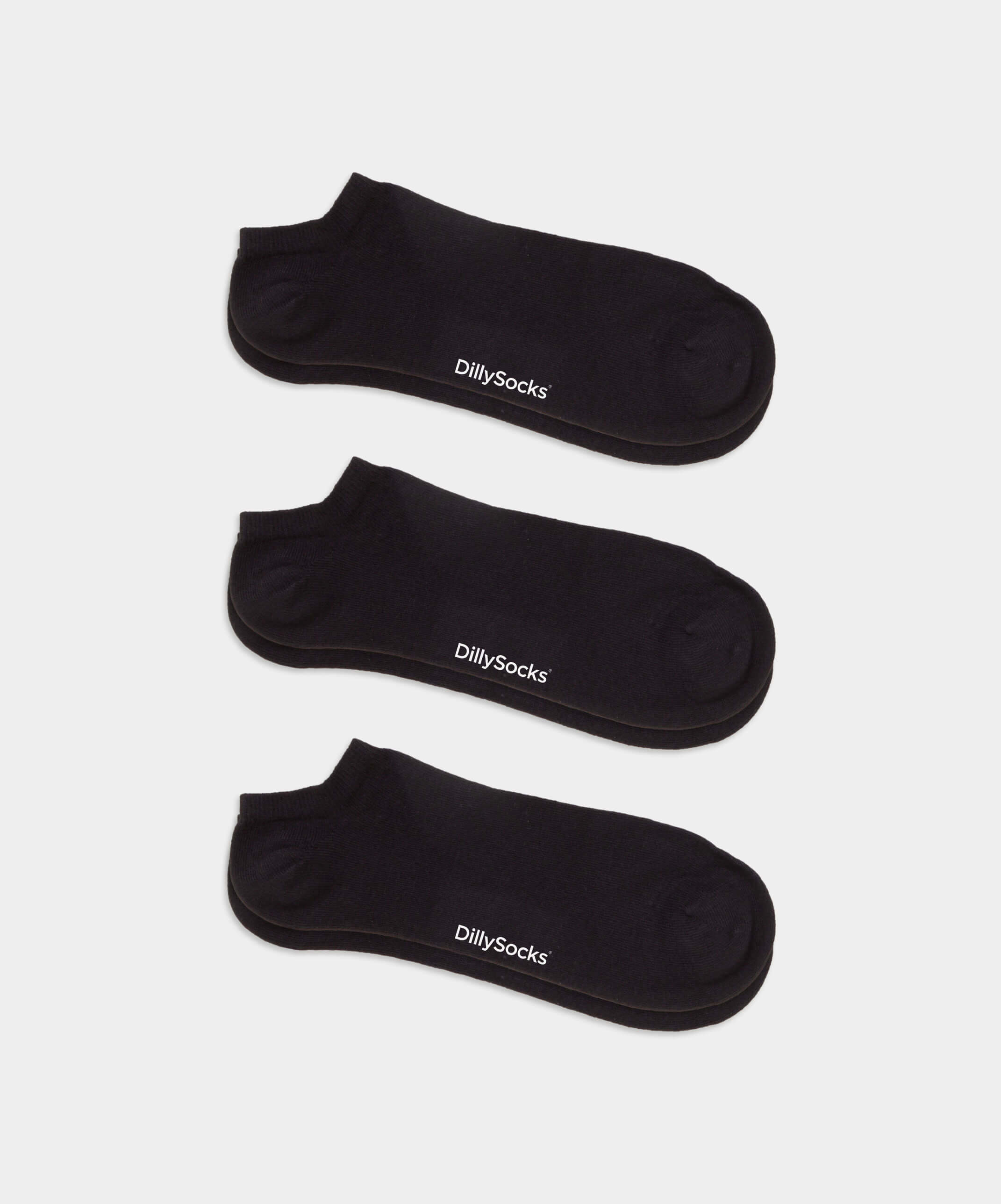 Black Summer socks - Pack of 3