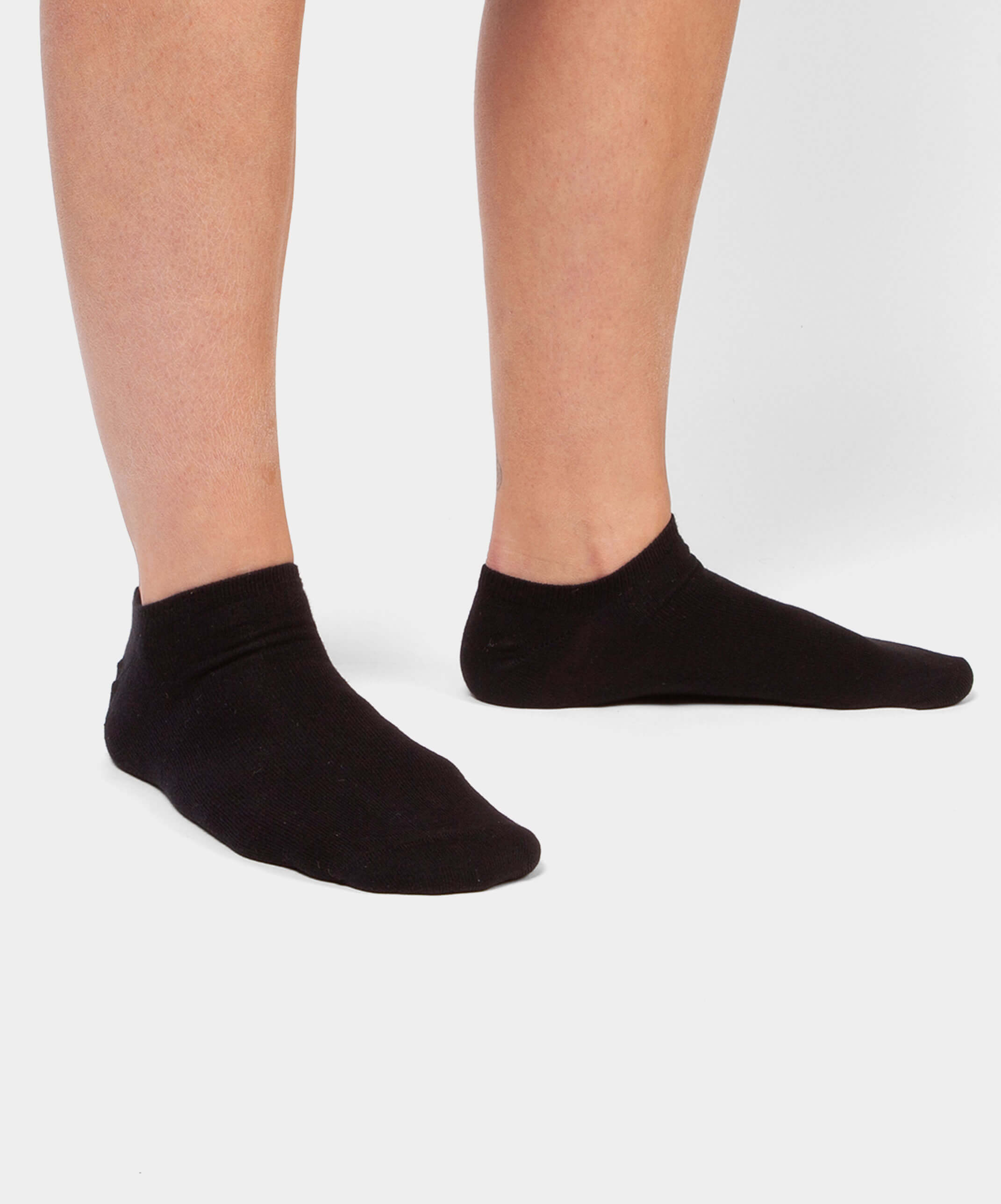 Dreier Pack - Schwarze Sommersocken