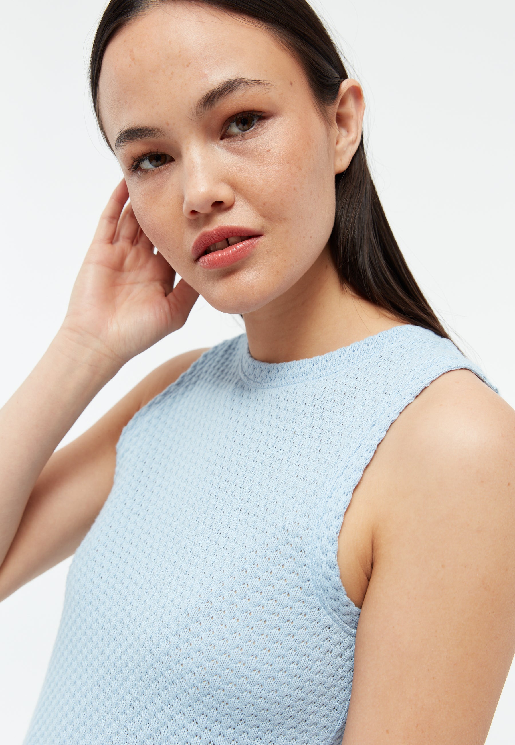 Top Shirley Bleu glacier