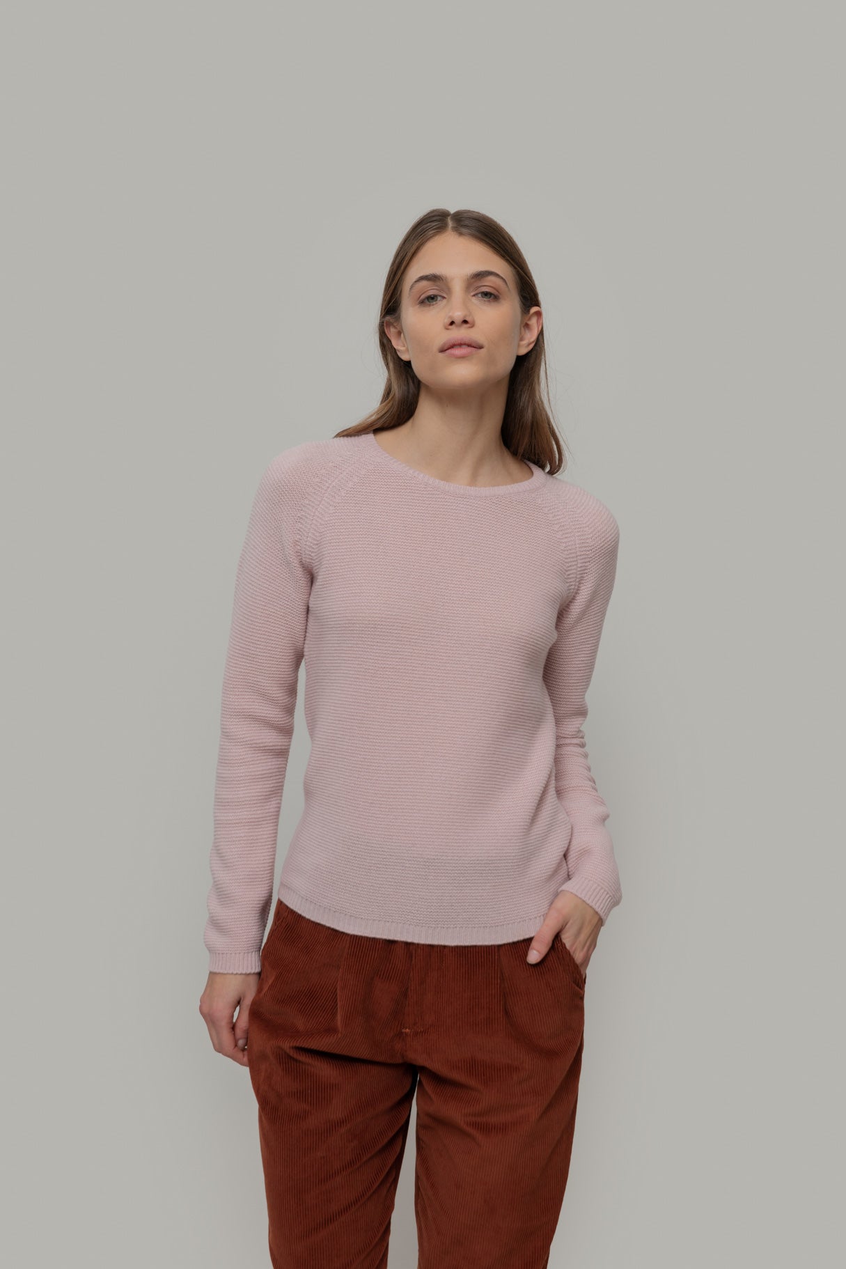 Damen Kaschmir-Pullover Giulietta Rosa