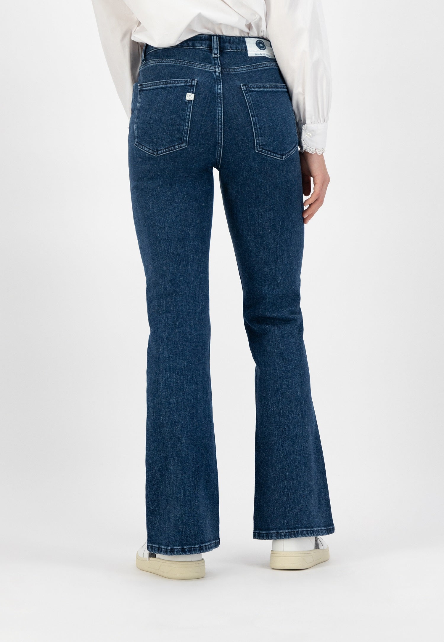 Isy Stone Indigo DamenFlared Jeans