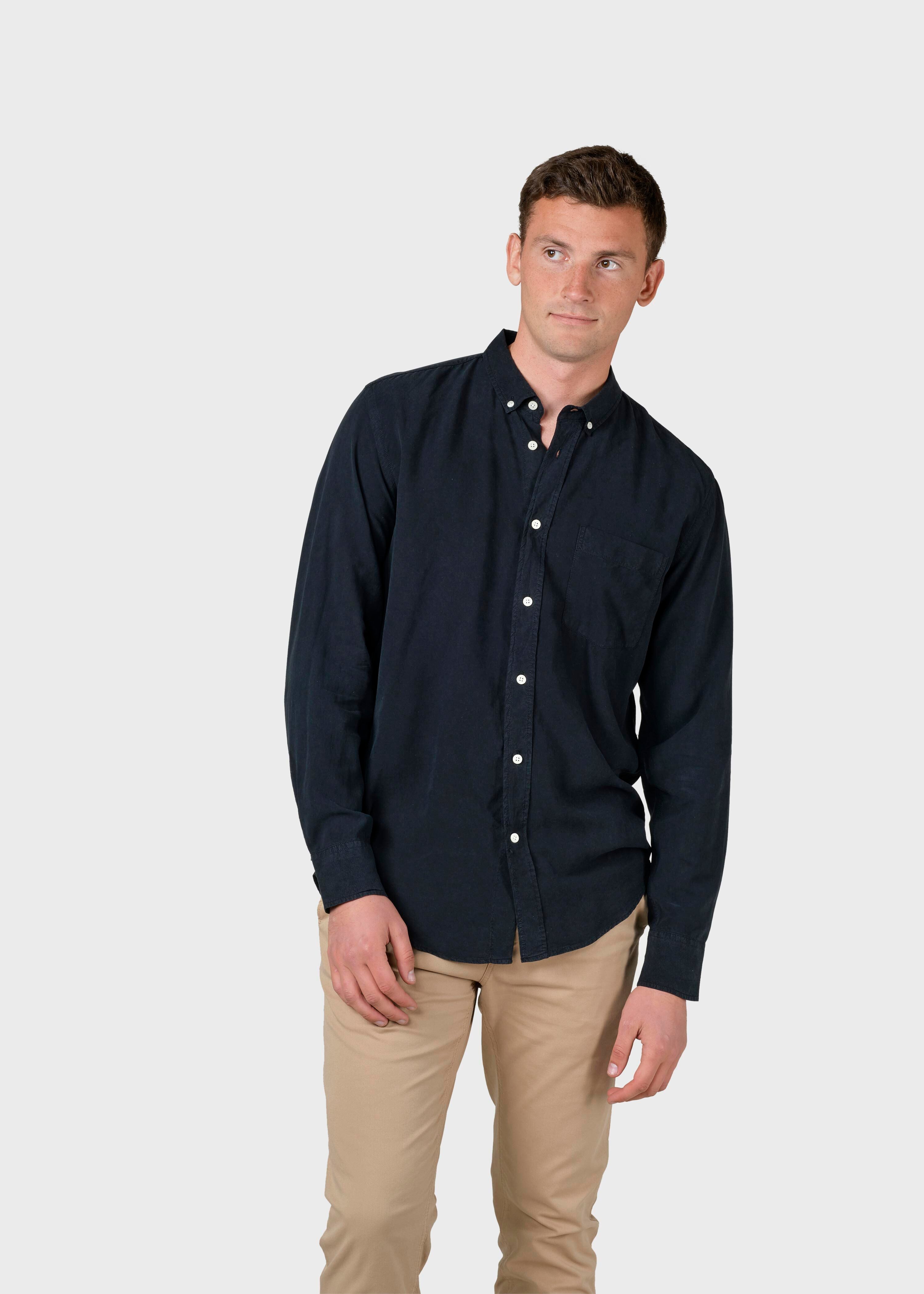Marineblaues Hemd Justin