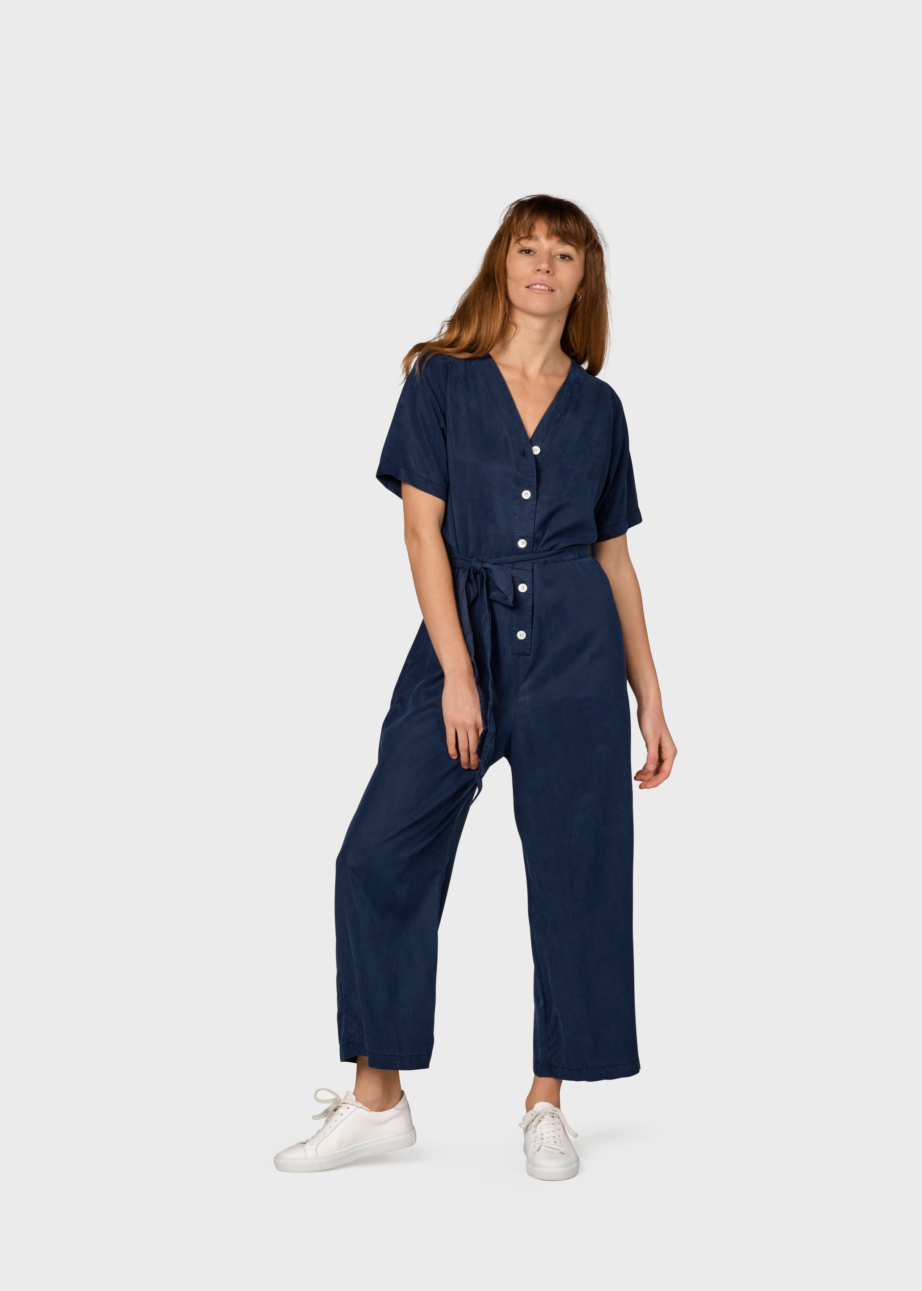 Lyocell Damen-Hosenanzug Marna Blau