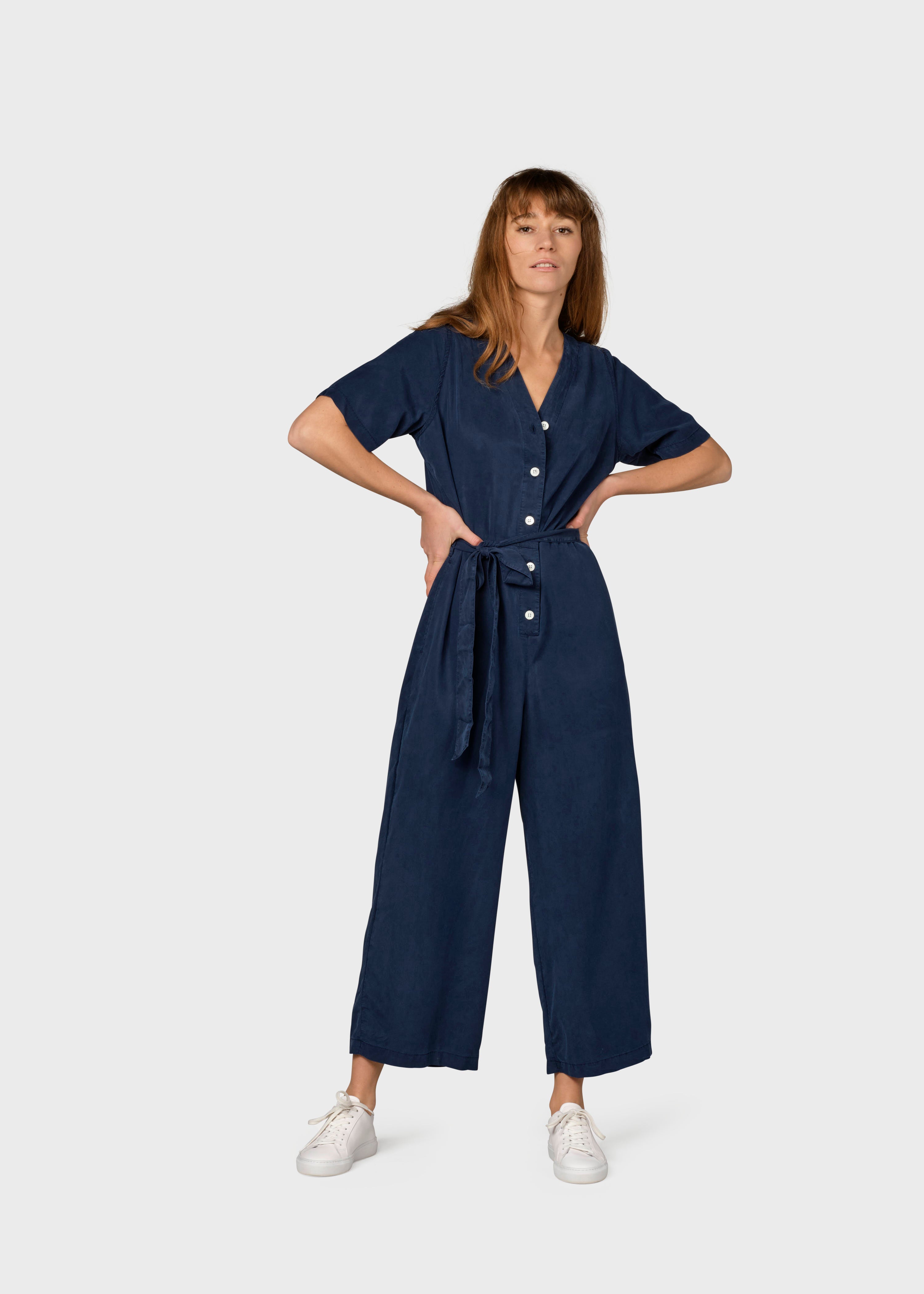 Lyocell Damen-Hosenanzug Marna Blau