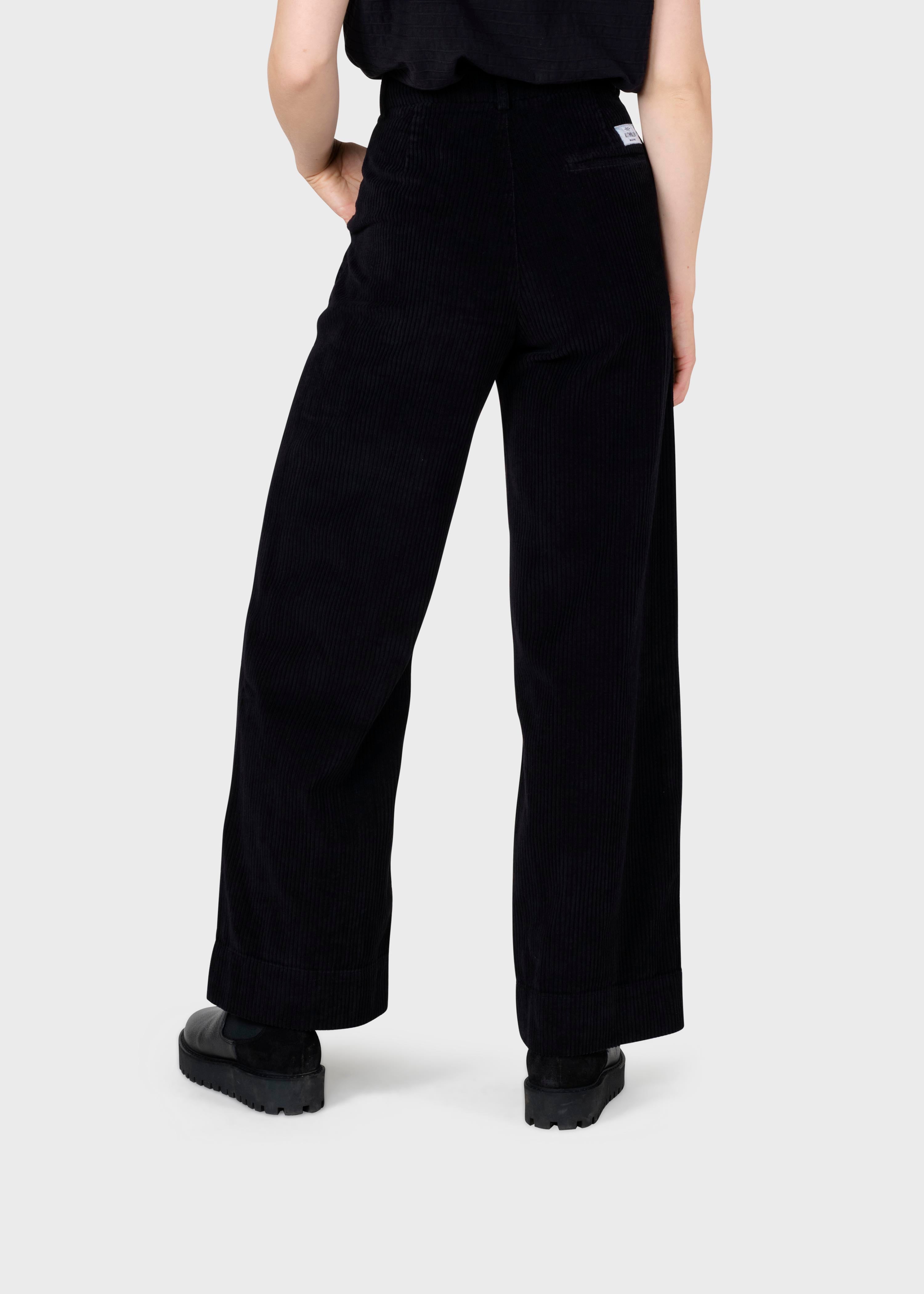 Pantalon velours large Femme Lydia Noir