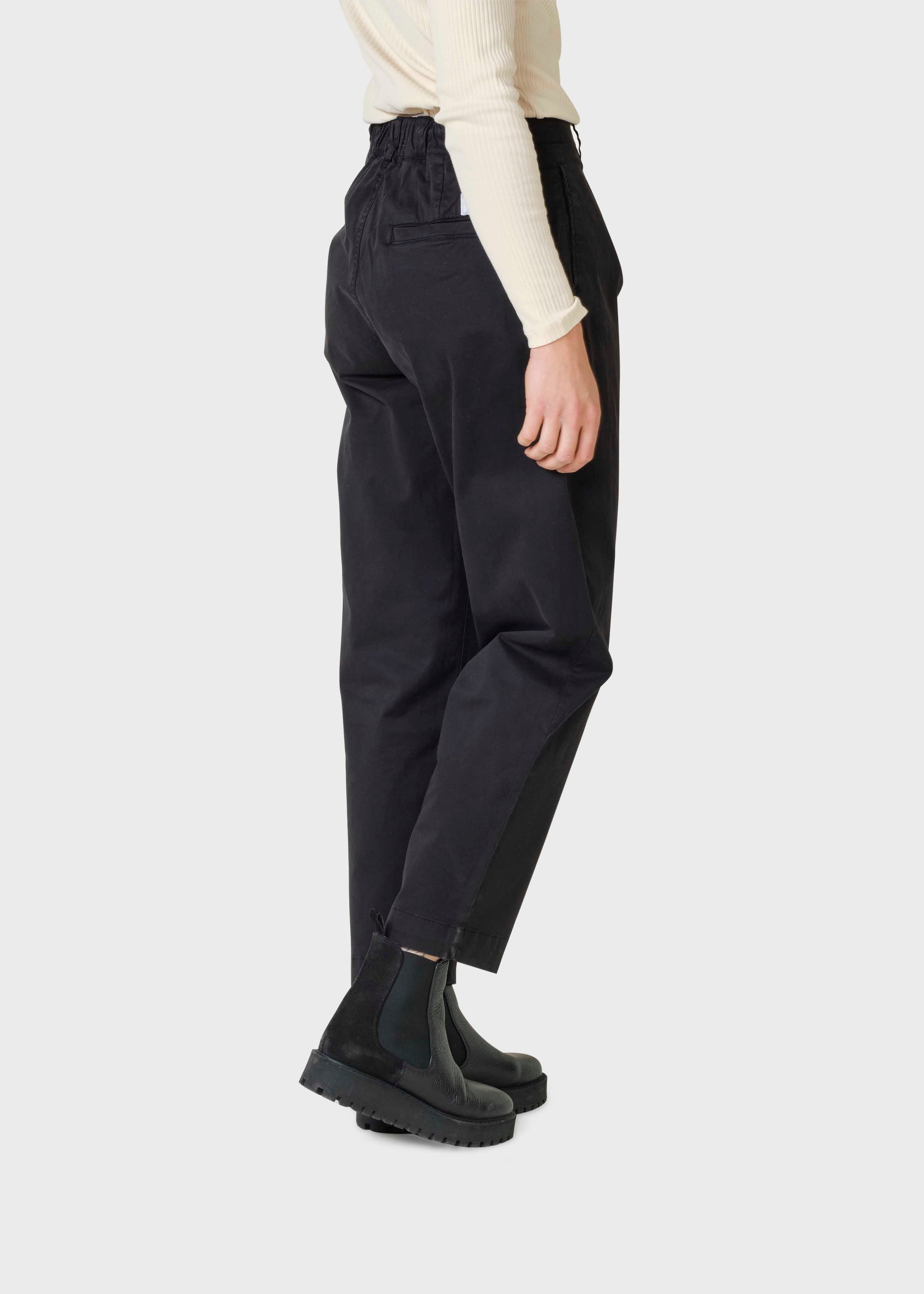 Pantalon femme en coton bio Mette Noir