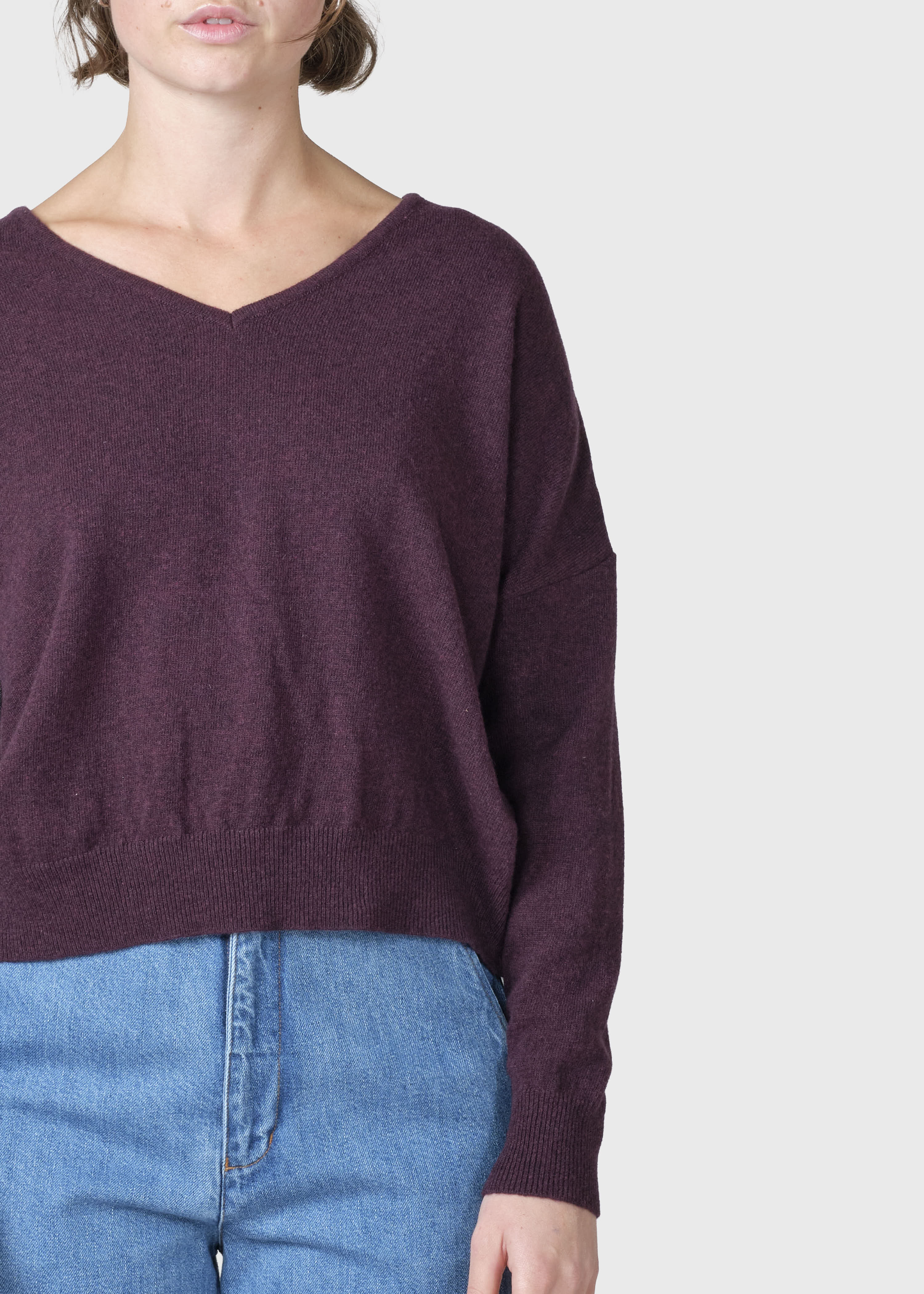 Merino Sweater Vanessa Burgundy