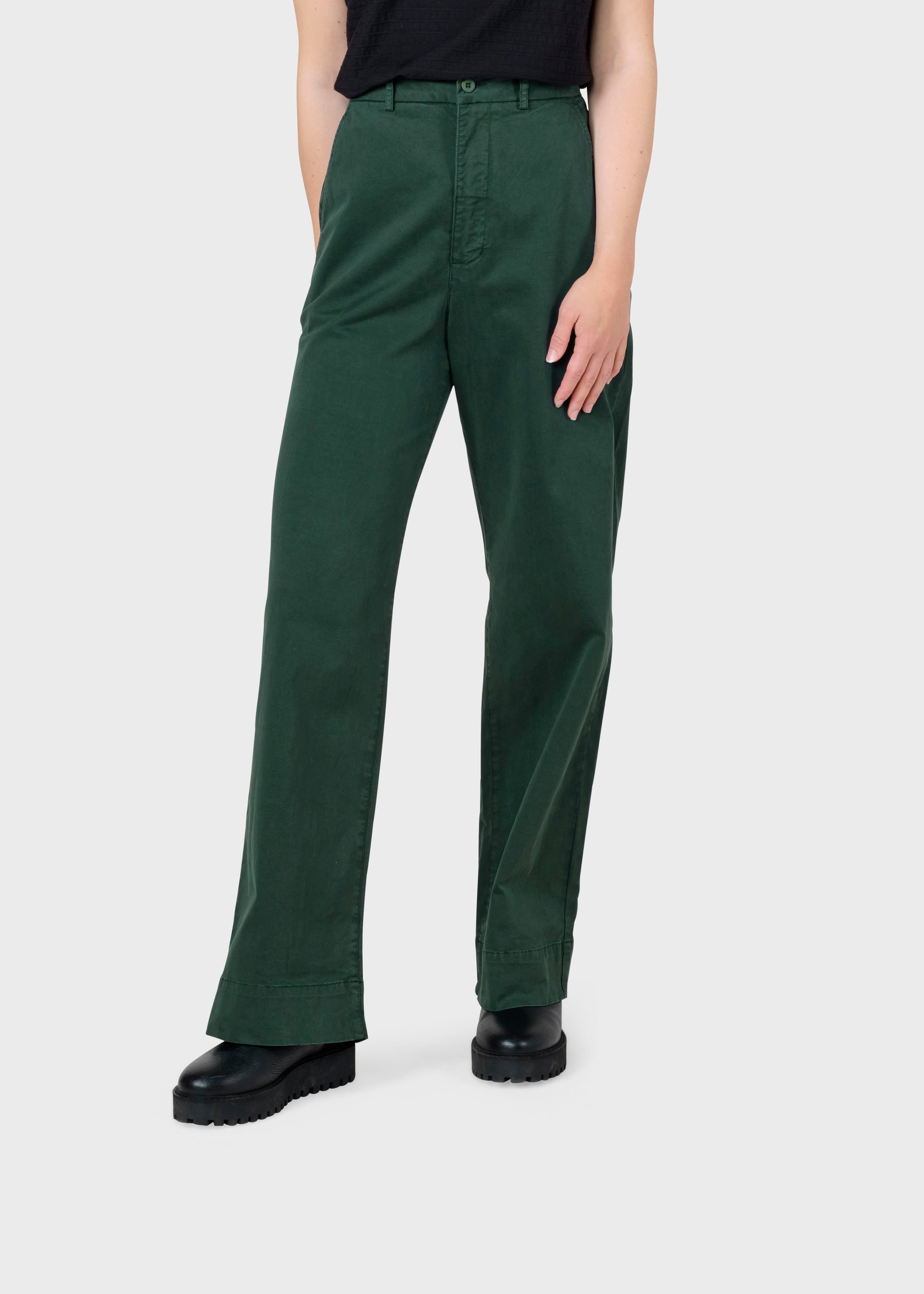 Weite Damenhose Lydia Grün
