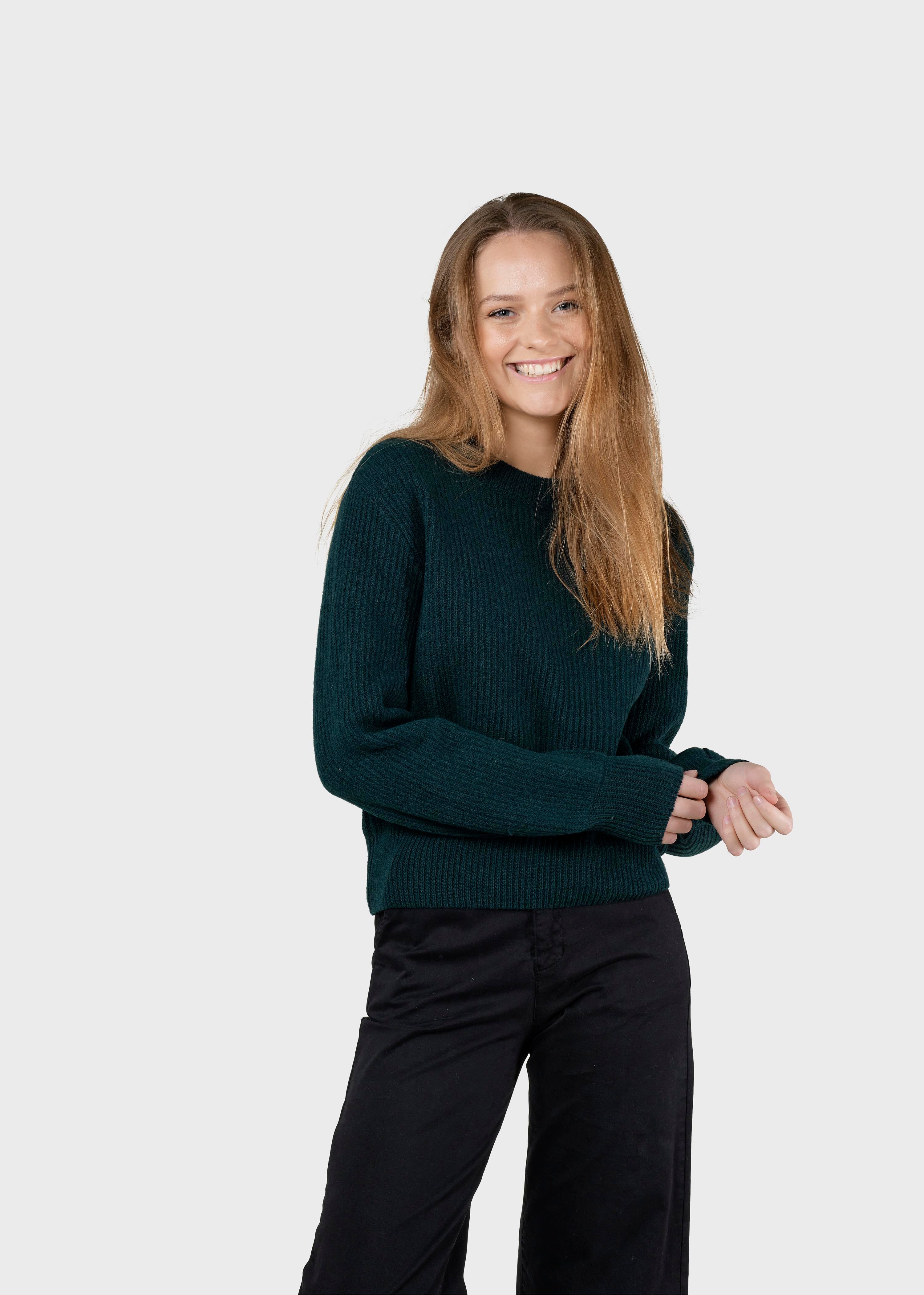 Pullover Gerda in Waldgrün