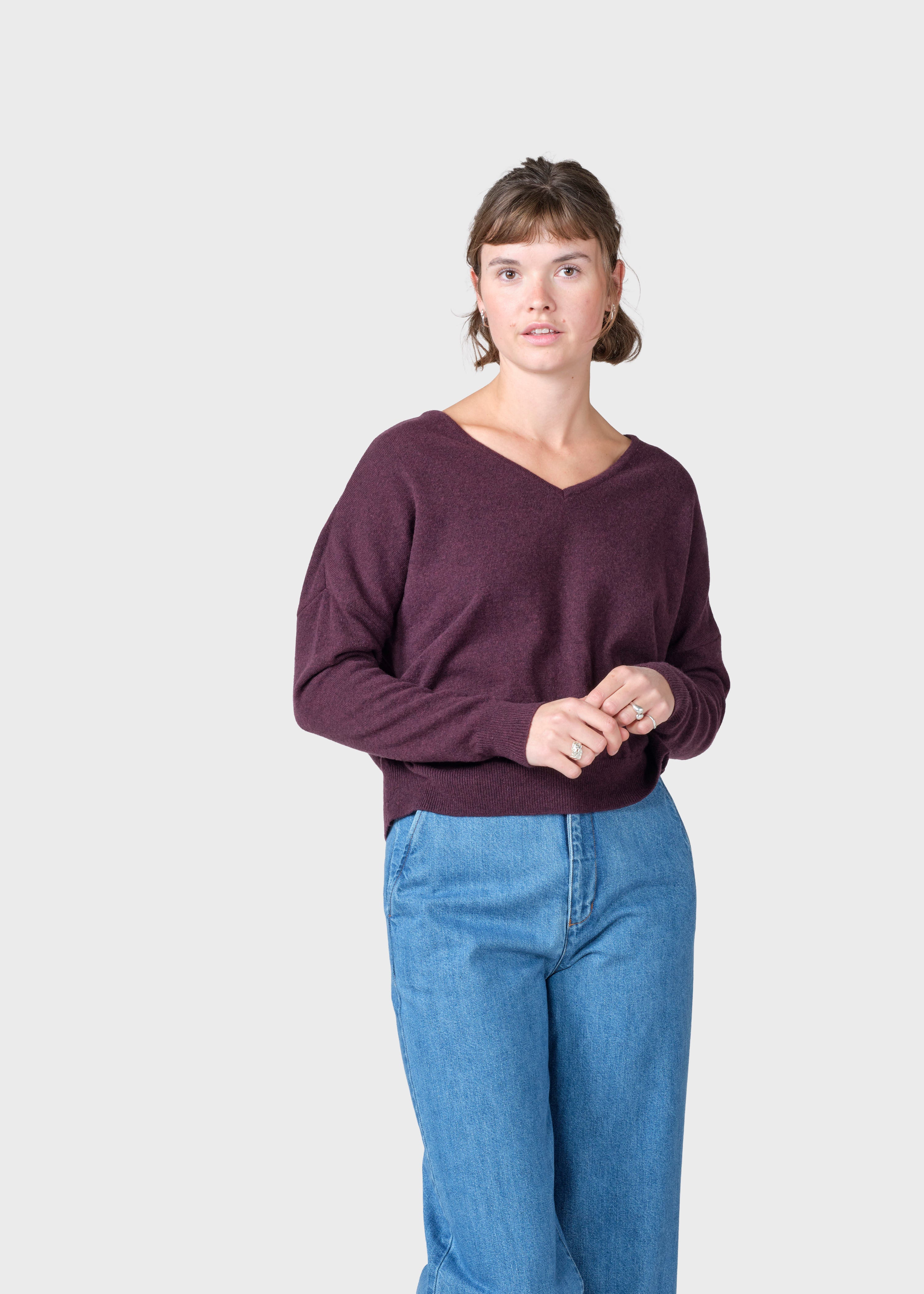Merino Sweater Vanessa Burgundy