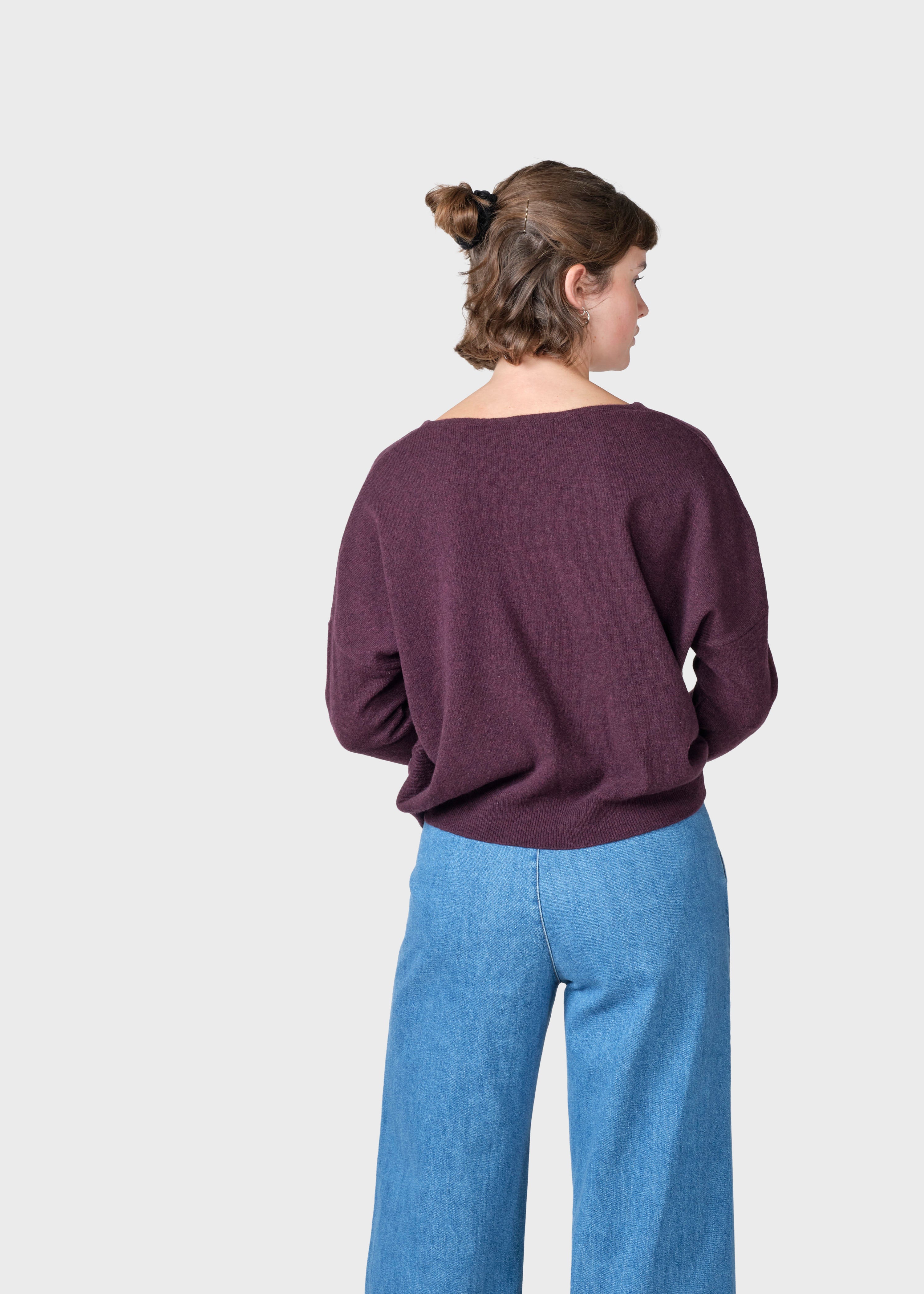 Merino Sweater Vanessa Burgundy
