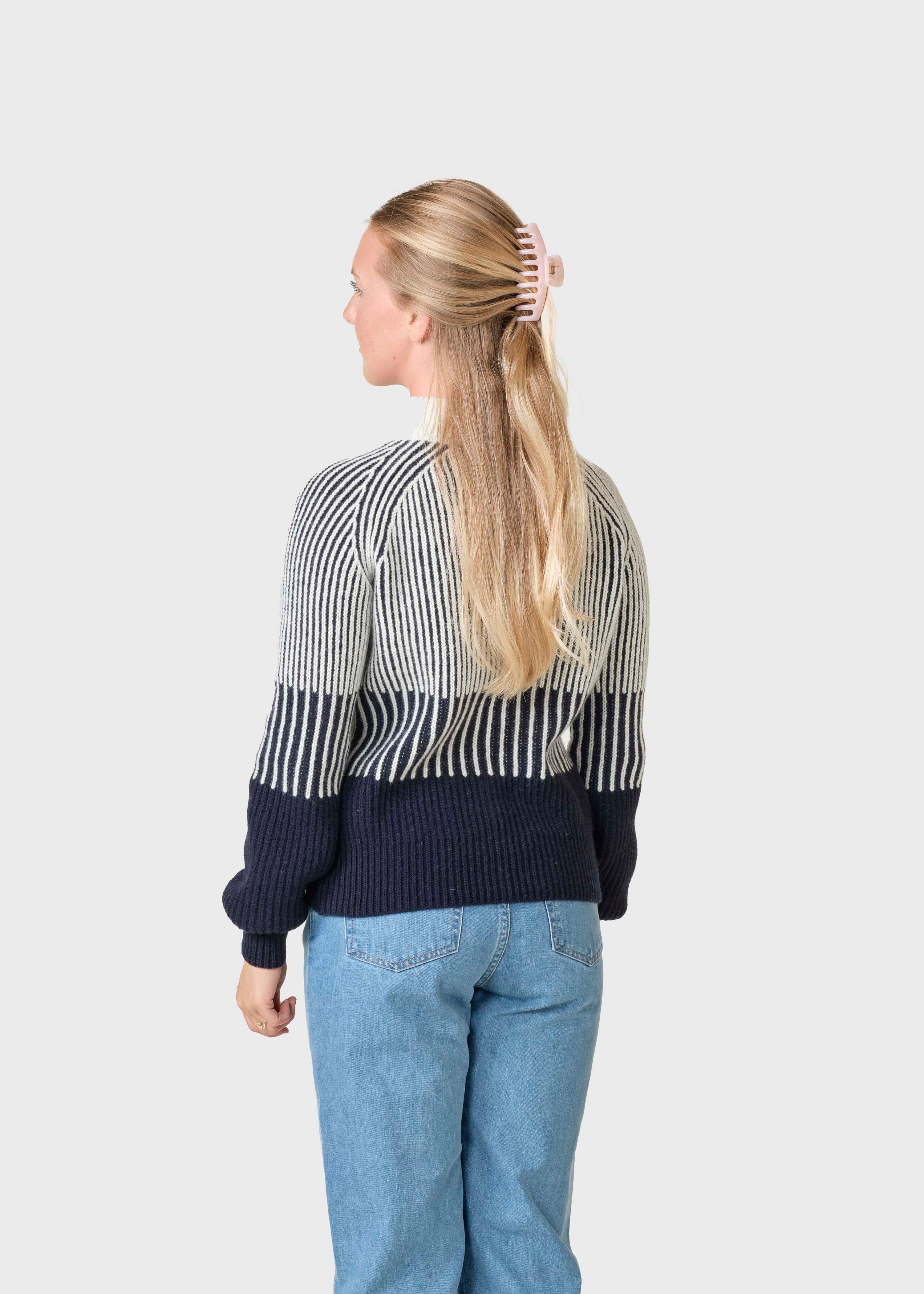 Betty Navy Merinopullover