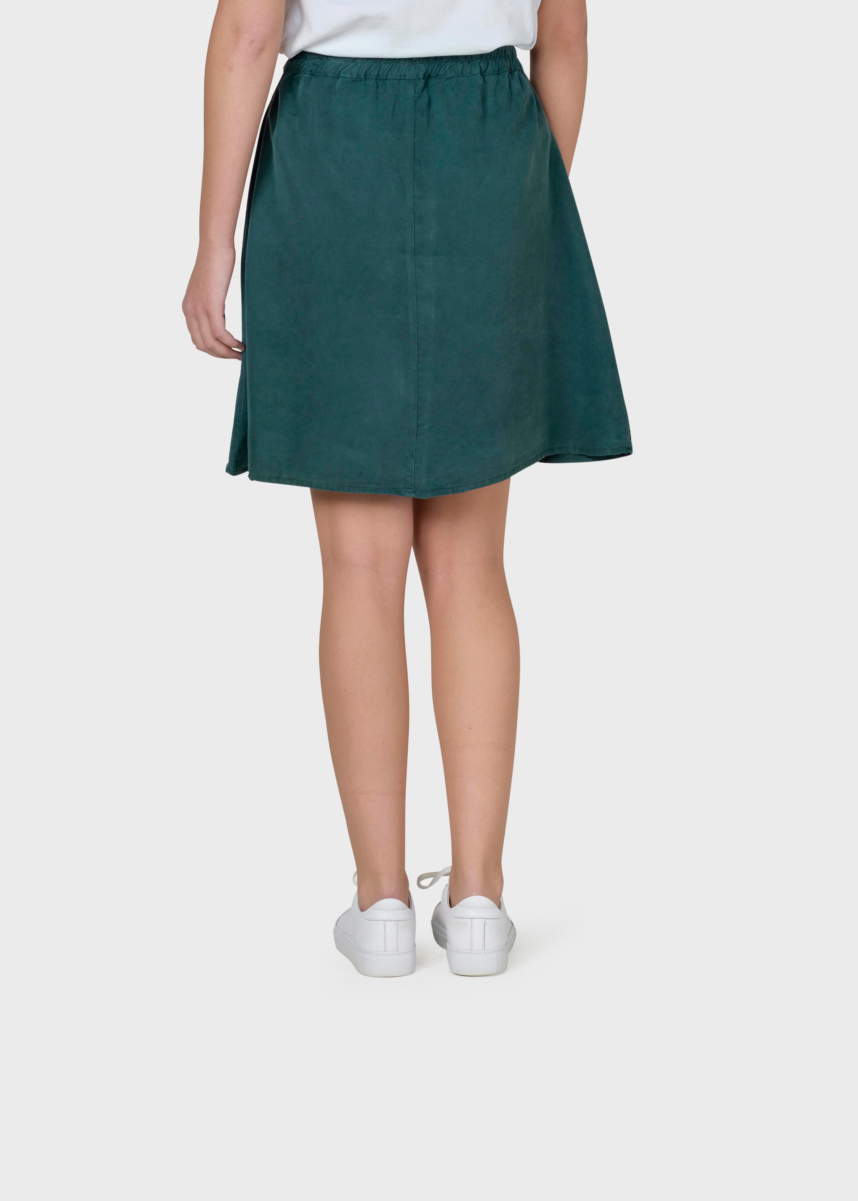 Short lyocell skirt Ramona green