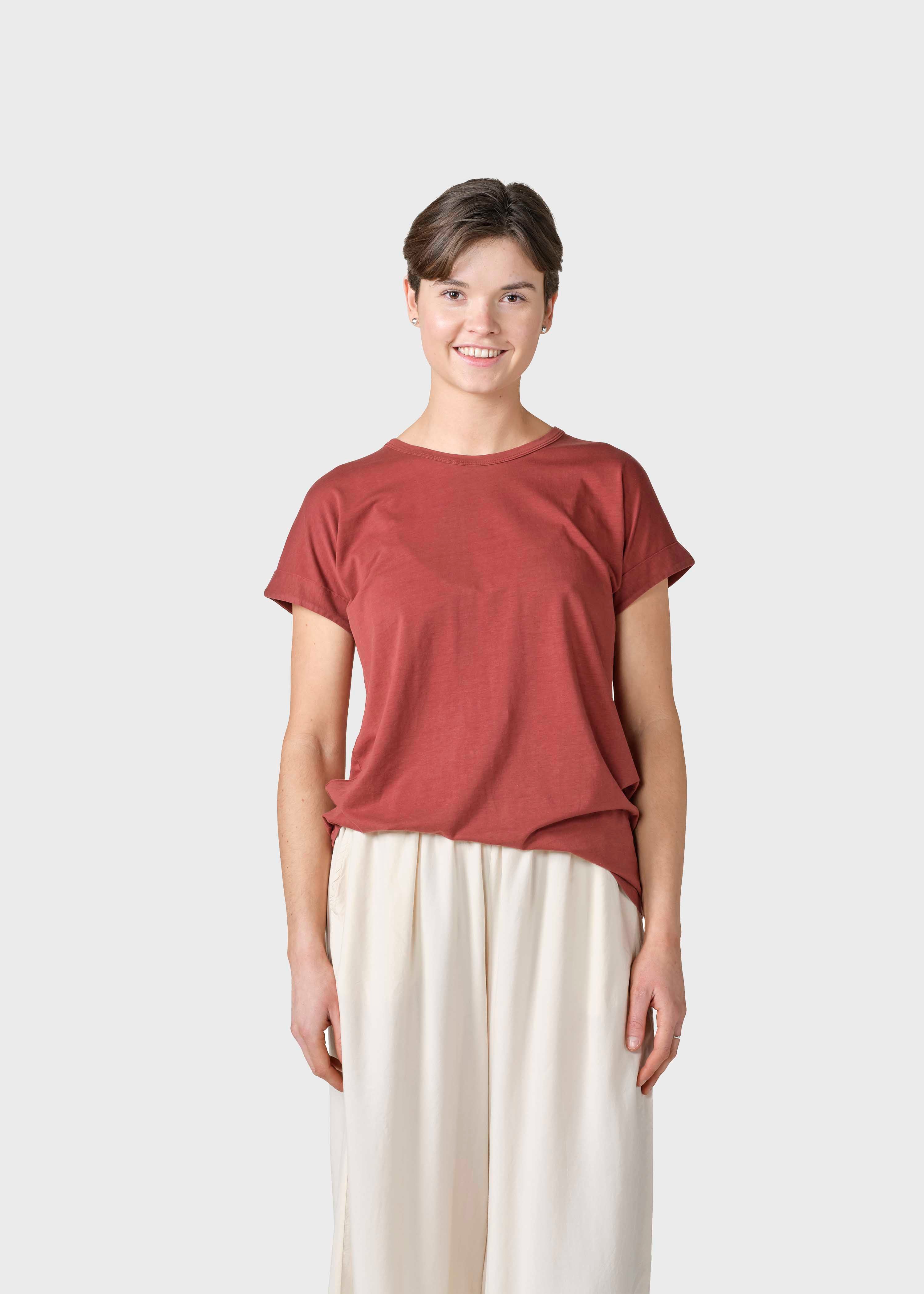 Women's T-shirt Sigrid Terracotta