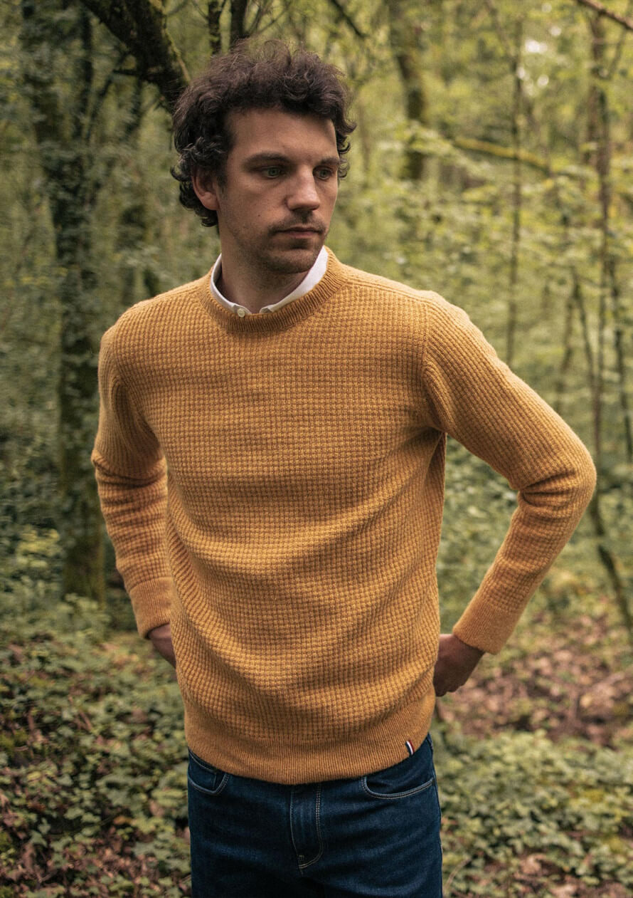 Warm sweater Origin Yellow