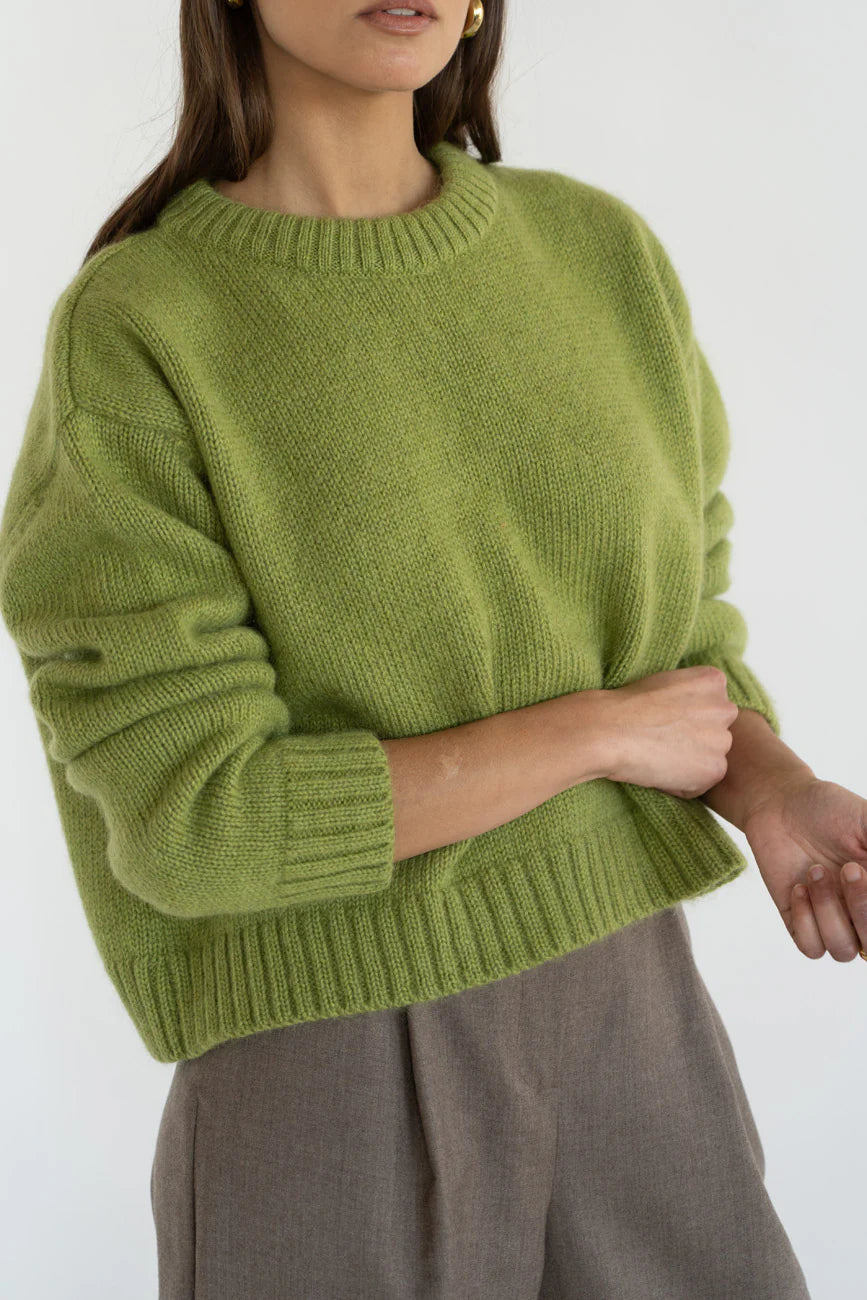 Pull cropped Claudia Pistache