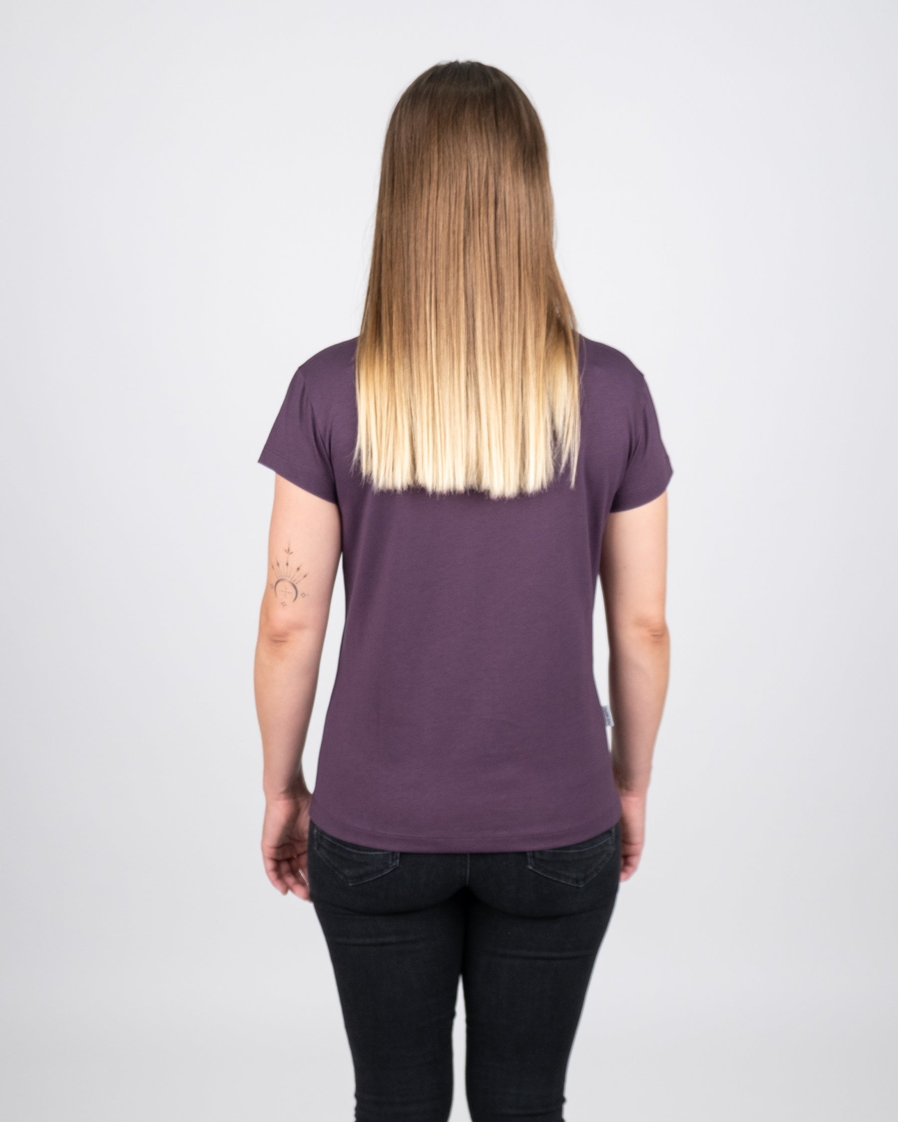 T-Shirt femme en coton bio Treeshirt Deep Purple