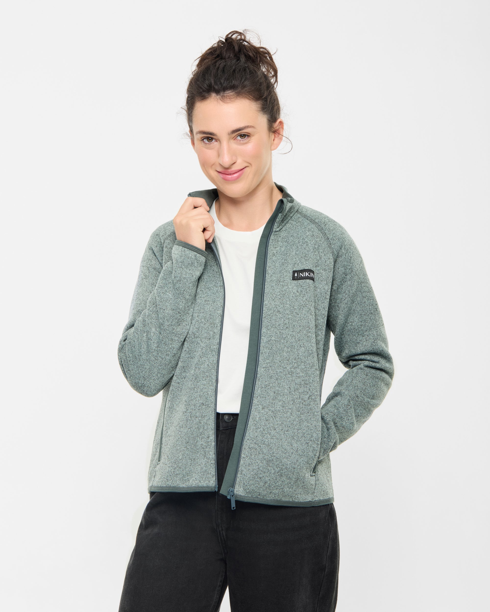 Damen Fleecejacke Hellblau