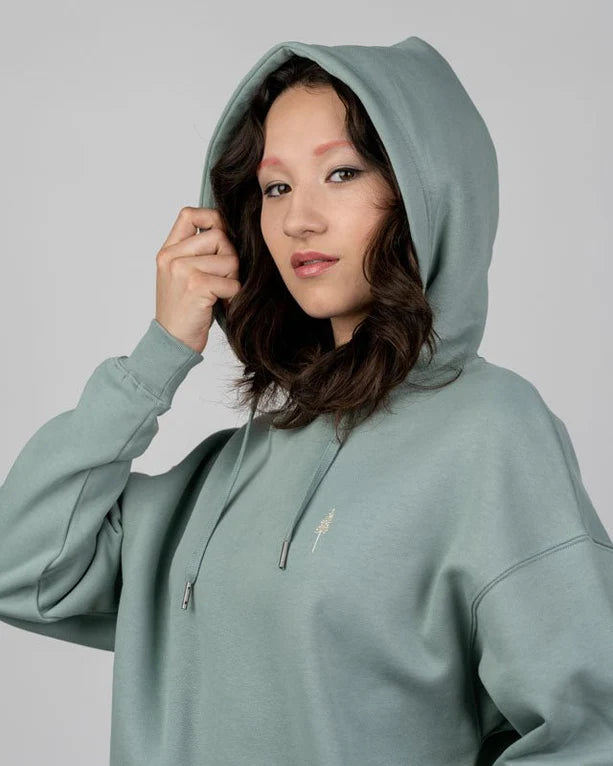 Hoodie oversized pour femme Astrodust Turquoise