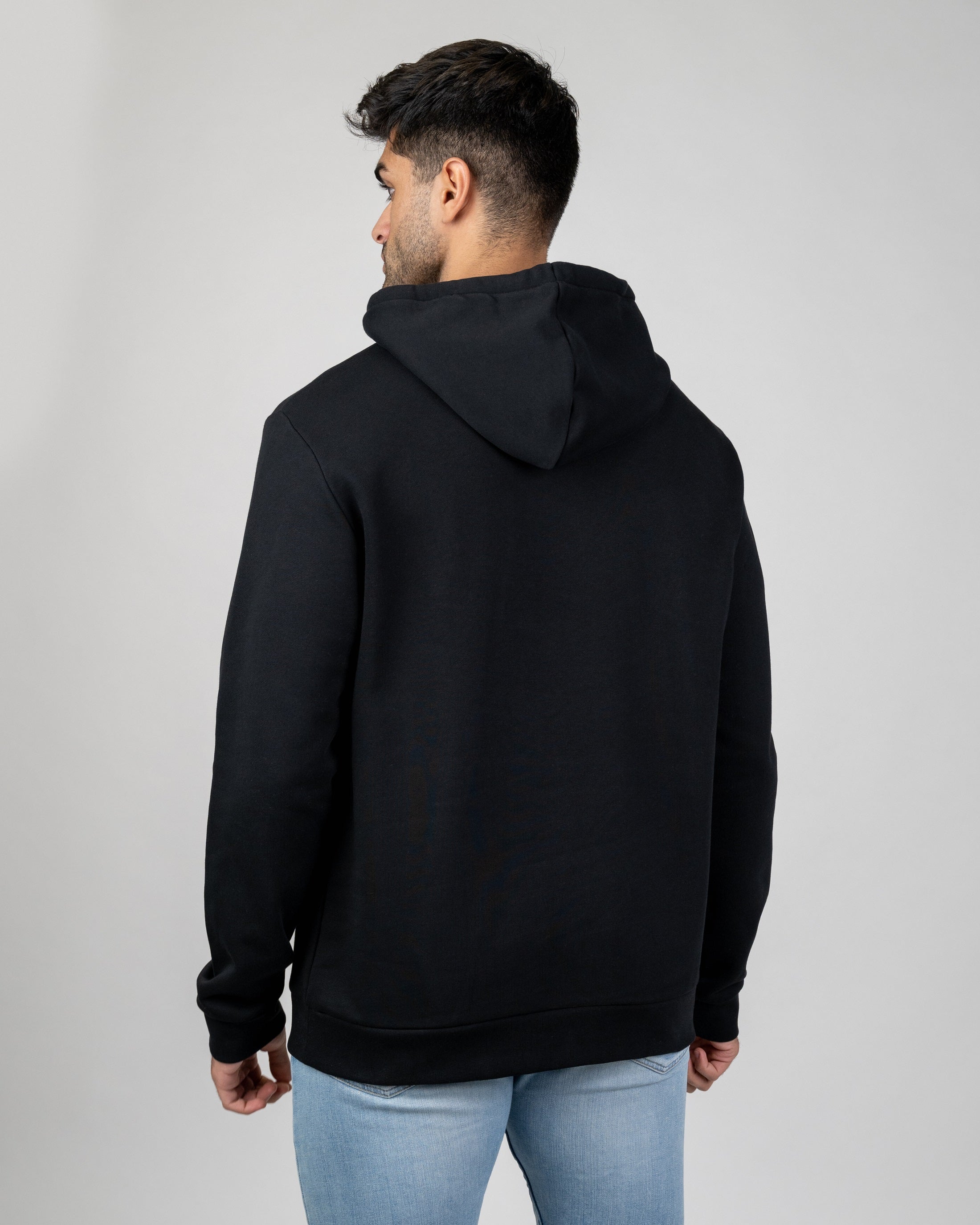 Sweatshirt capuche unisexe en coton bio TreeHoodie Noir