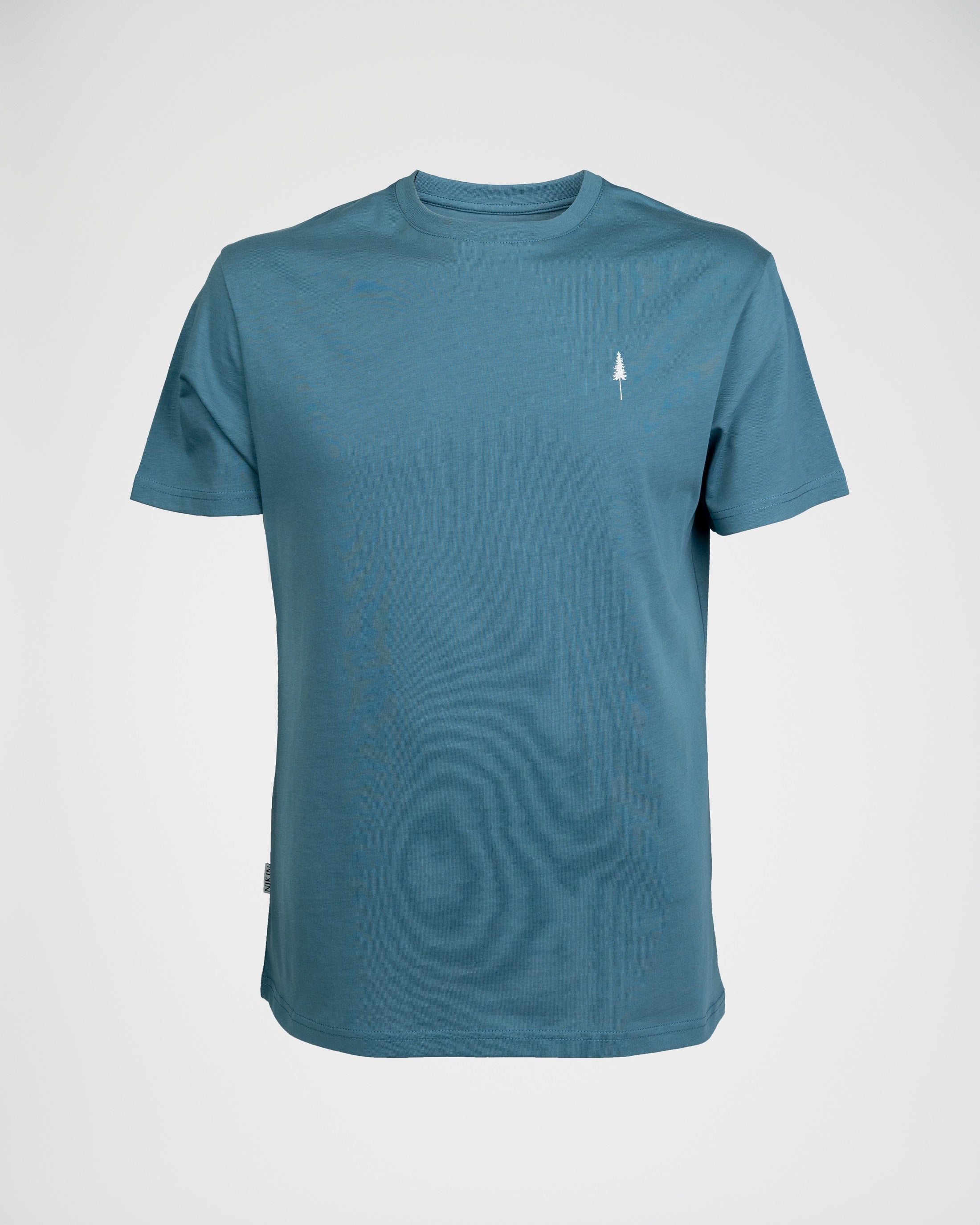 Men's organic cotton T-shirt Treeshirt Faded Teal