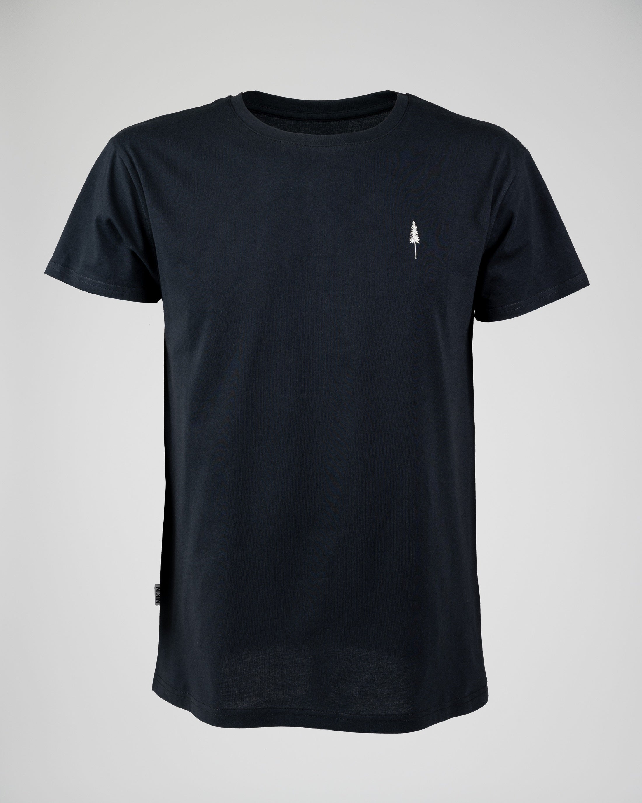 Men's organic cotton T-shirt Treeshirt Black