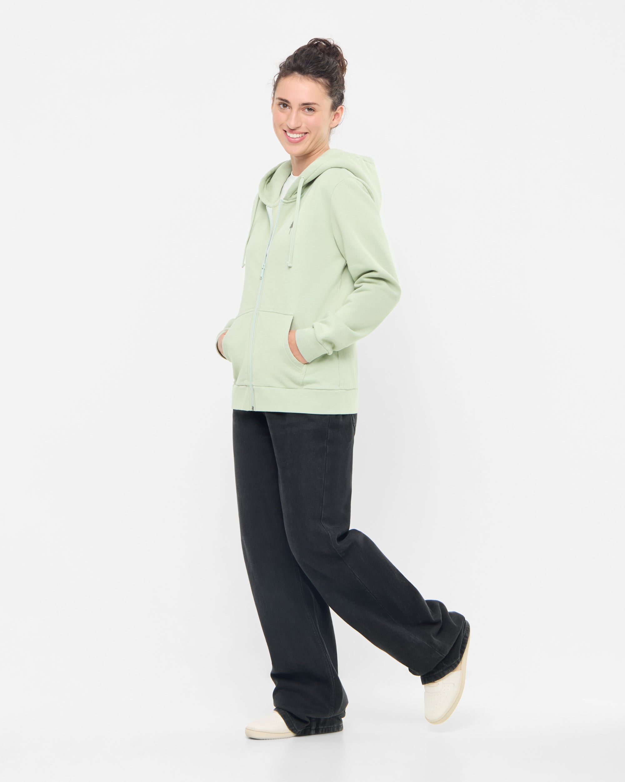 Damen TreeSweater Relaxed Cool MAtcha