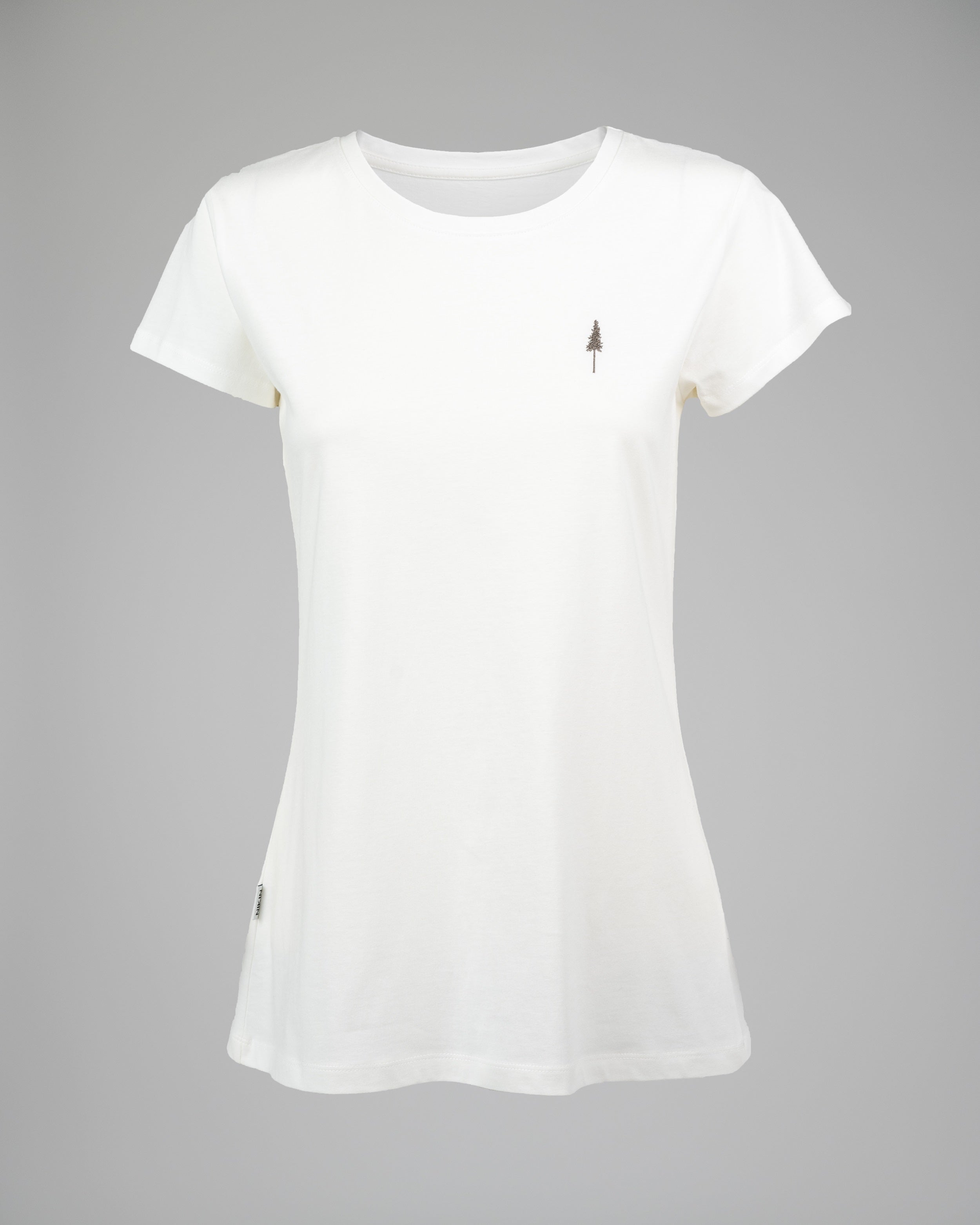 Women's organic cotton T-shirt Treeshirt White