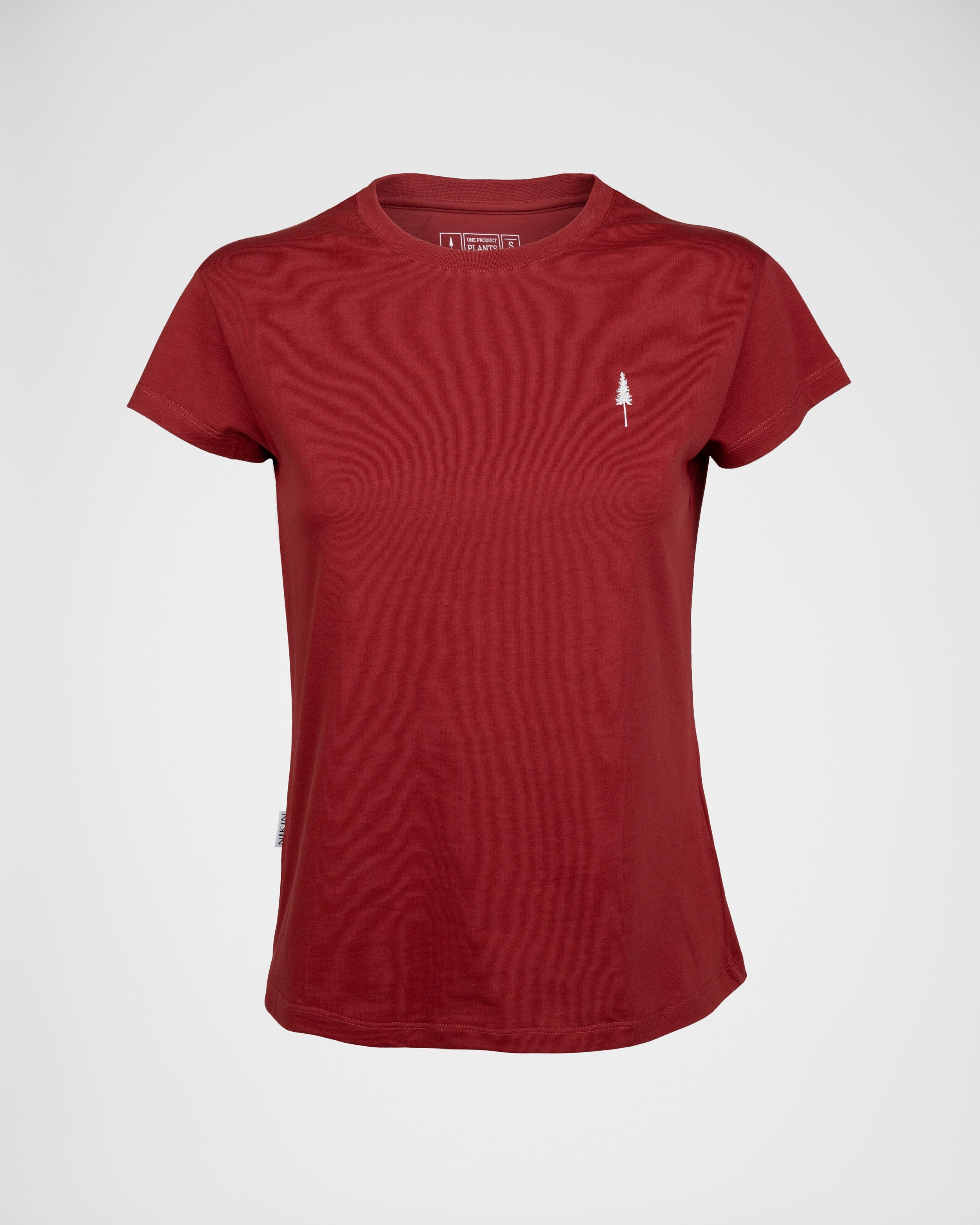 Women's organic cotton T-shirt Treeshirt Red