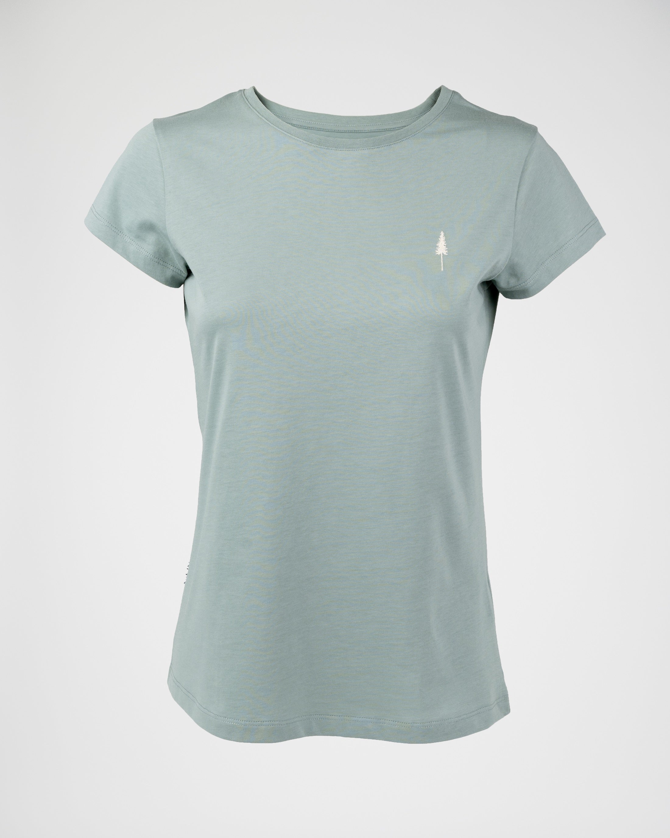 Women's organic cotton T-shirt Treeshirt Turquoise