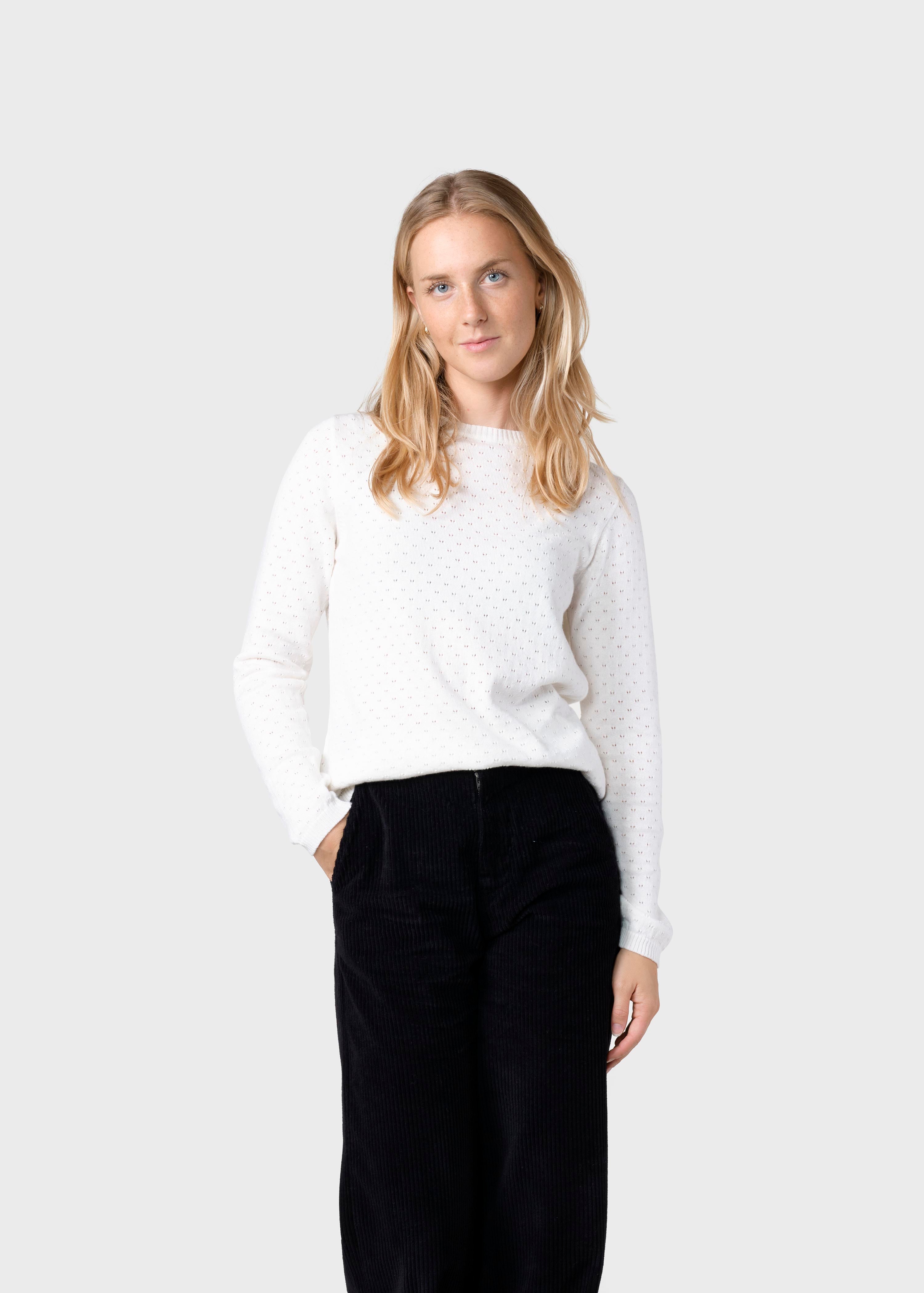 Light knitted sweater Birla ecru