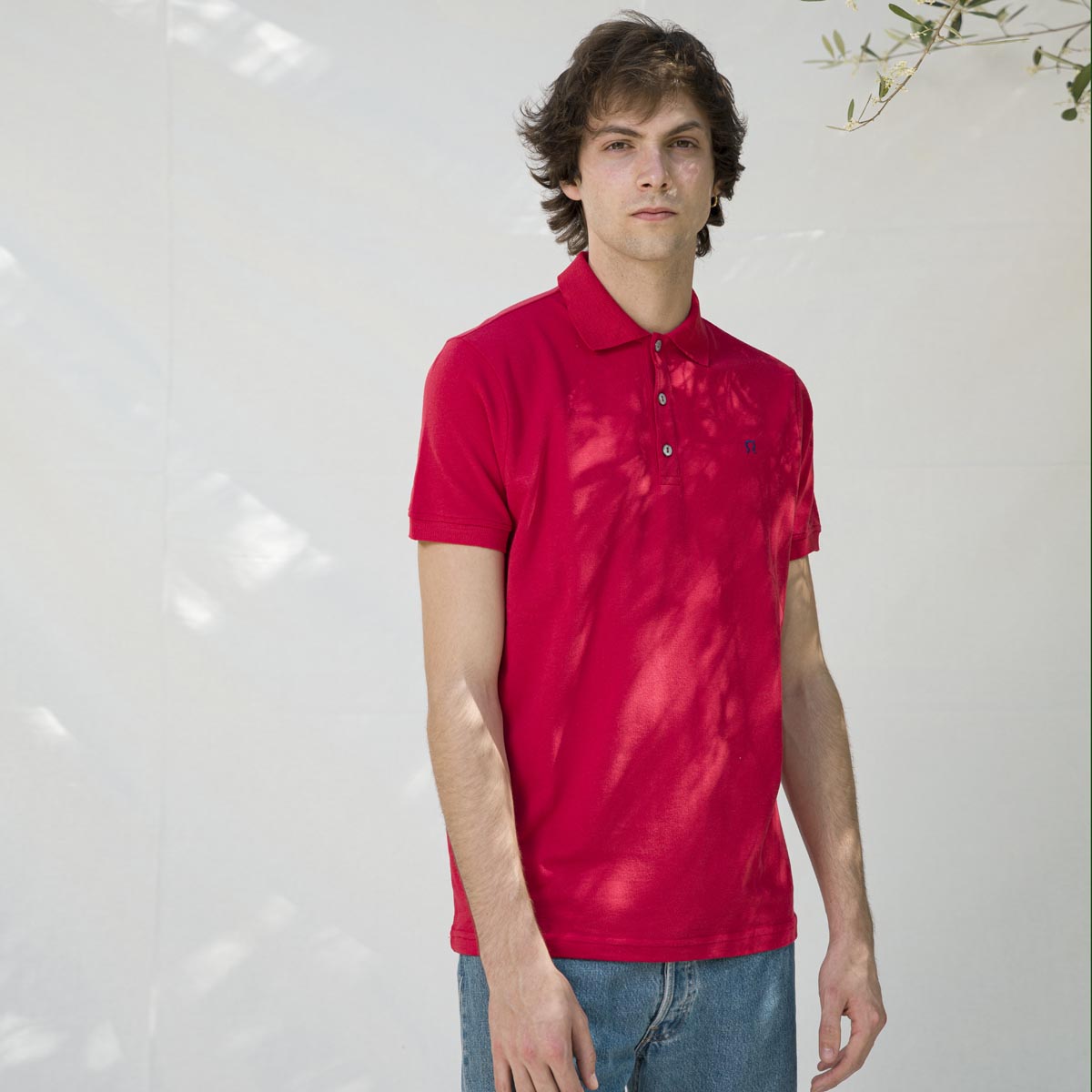 Polo Coton Felice Rouge 